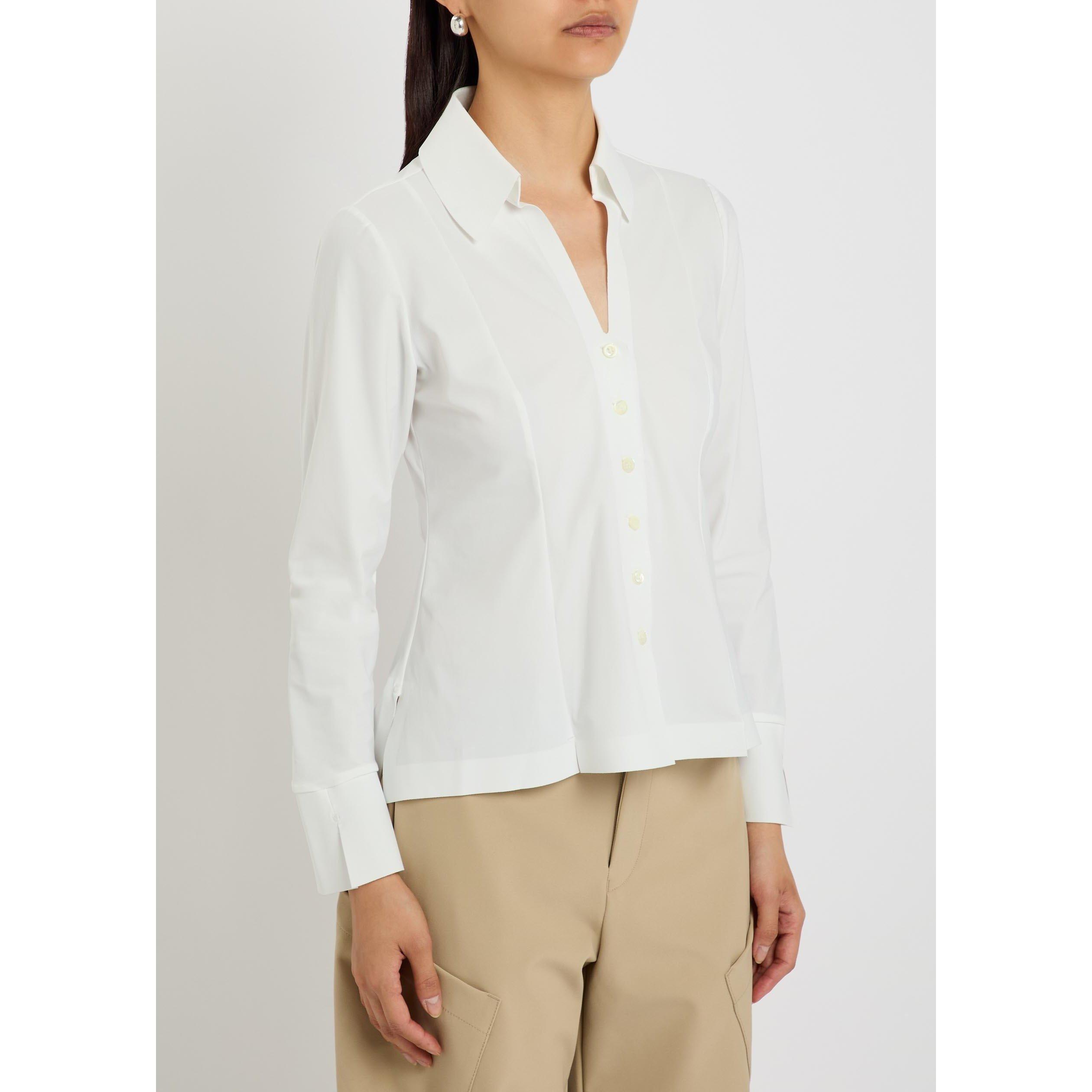 WHITE - High - Women's Behave Long-Sleeve Slim-Fit Shirt - 2