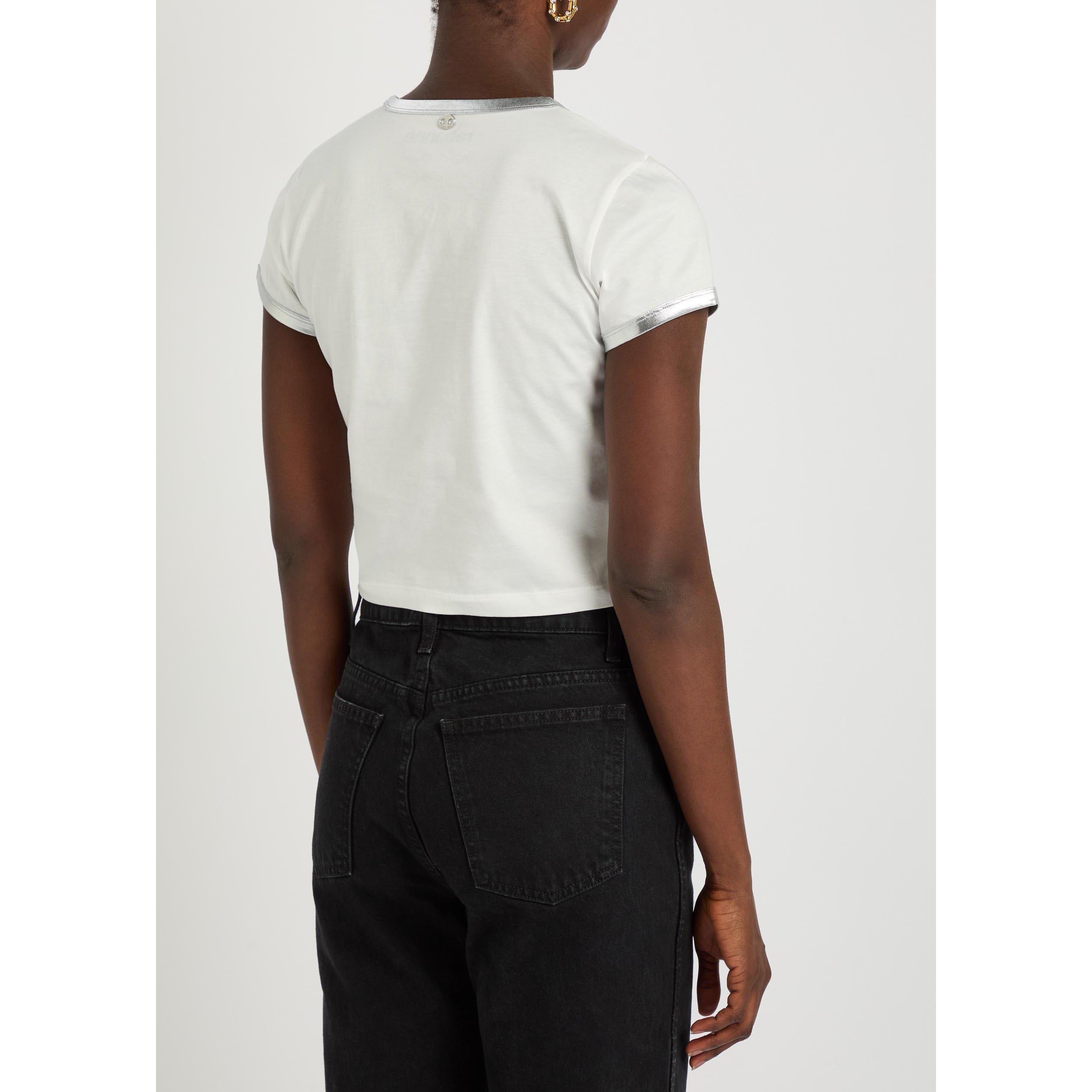 WHITE AND BLACK - Rabanne - TEE SHIRT - 3