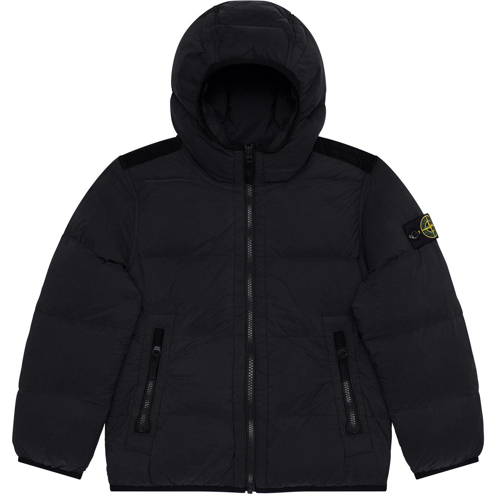 Stone Island Vera Hooded Down Jacket Short Puffer Jackets