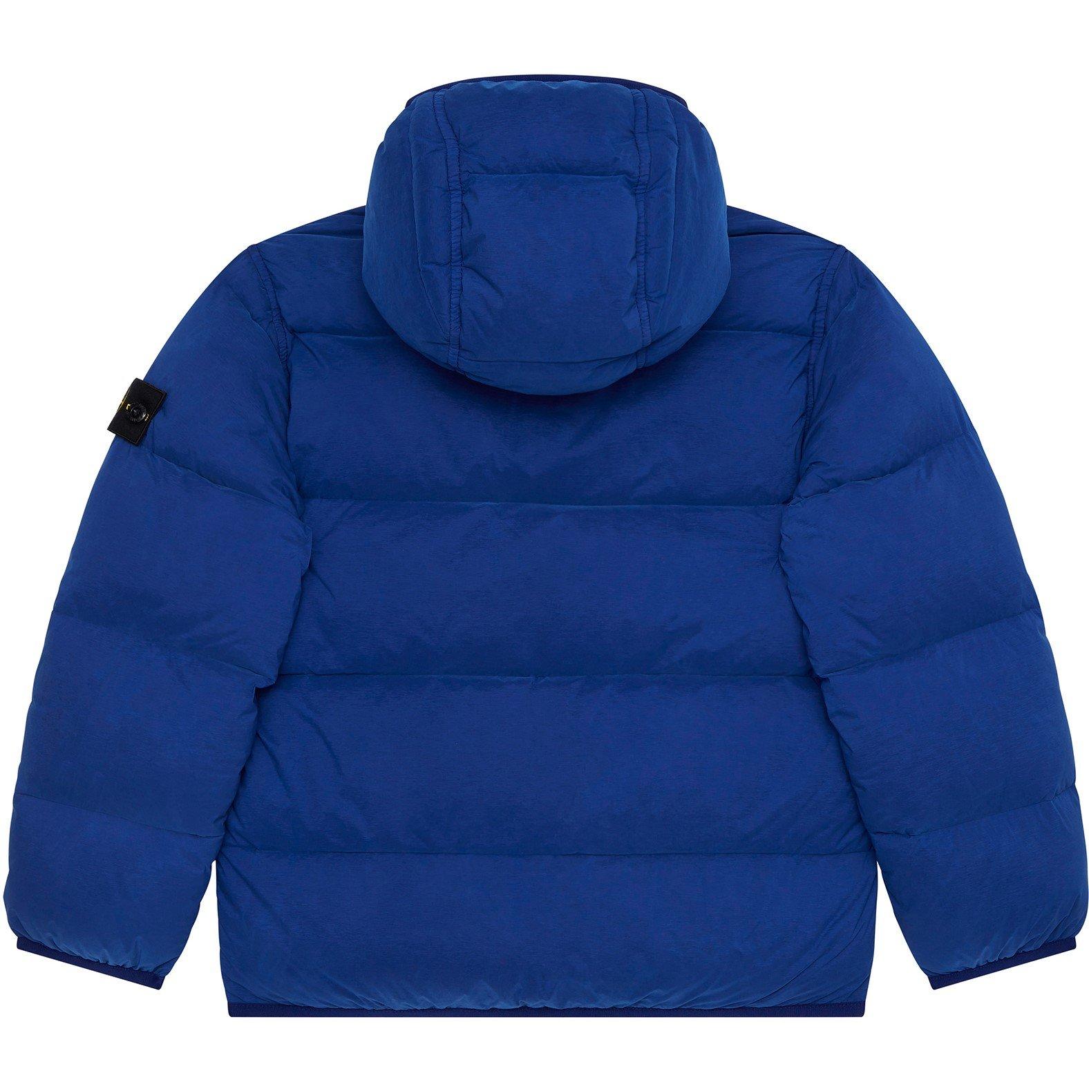 Bluette V0022 - Stone Island - Kids' Vera Hooded Goose Down Short Puffer Jacket - 2