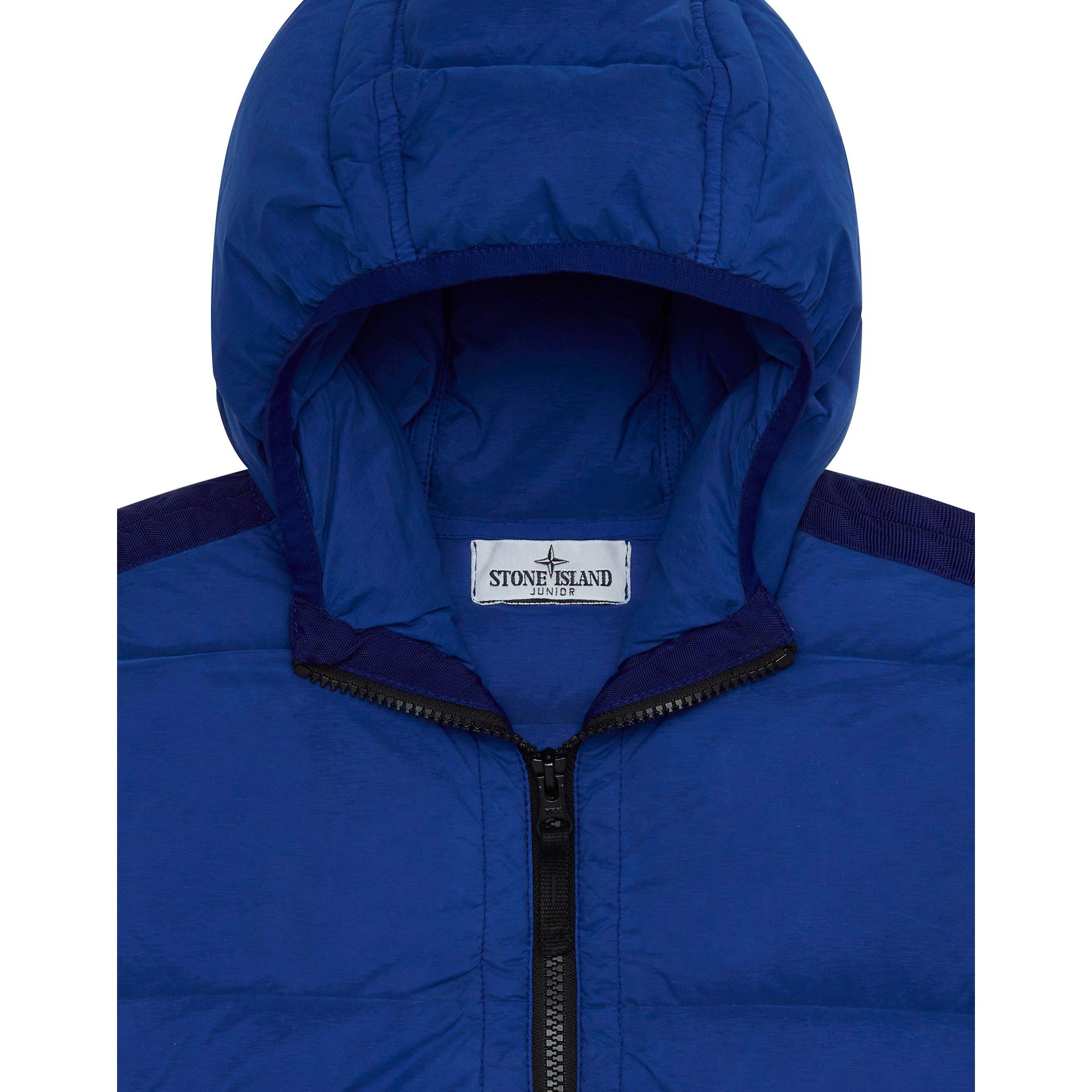 Bluette V0022 - Stone Island - Kids' Vera Hooded Goose Down Short Puffer Jacket - 3