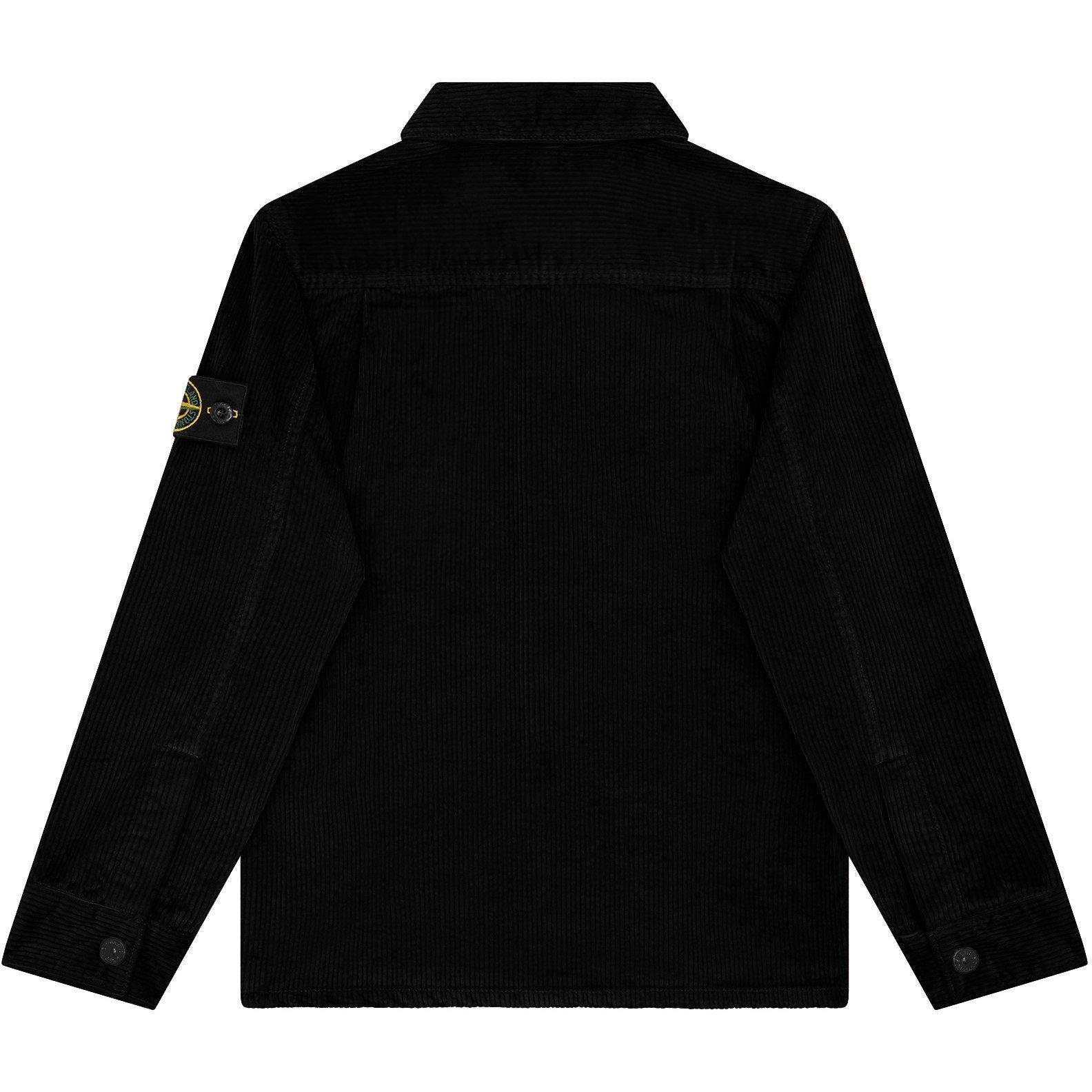 Black V0029 - Stone Island - Corduroy Overshirt Juniors - 2