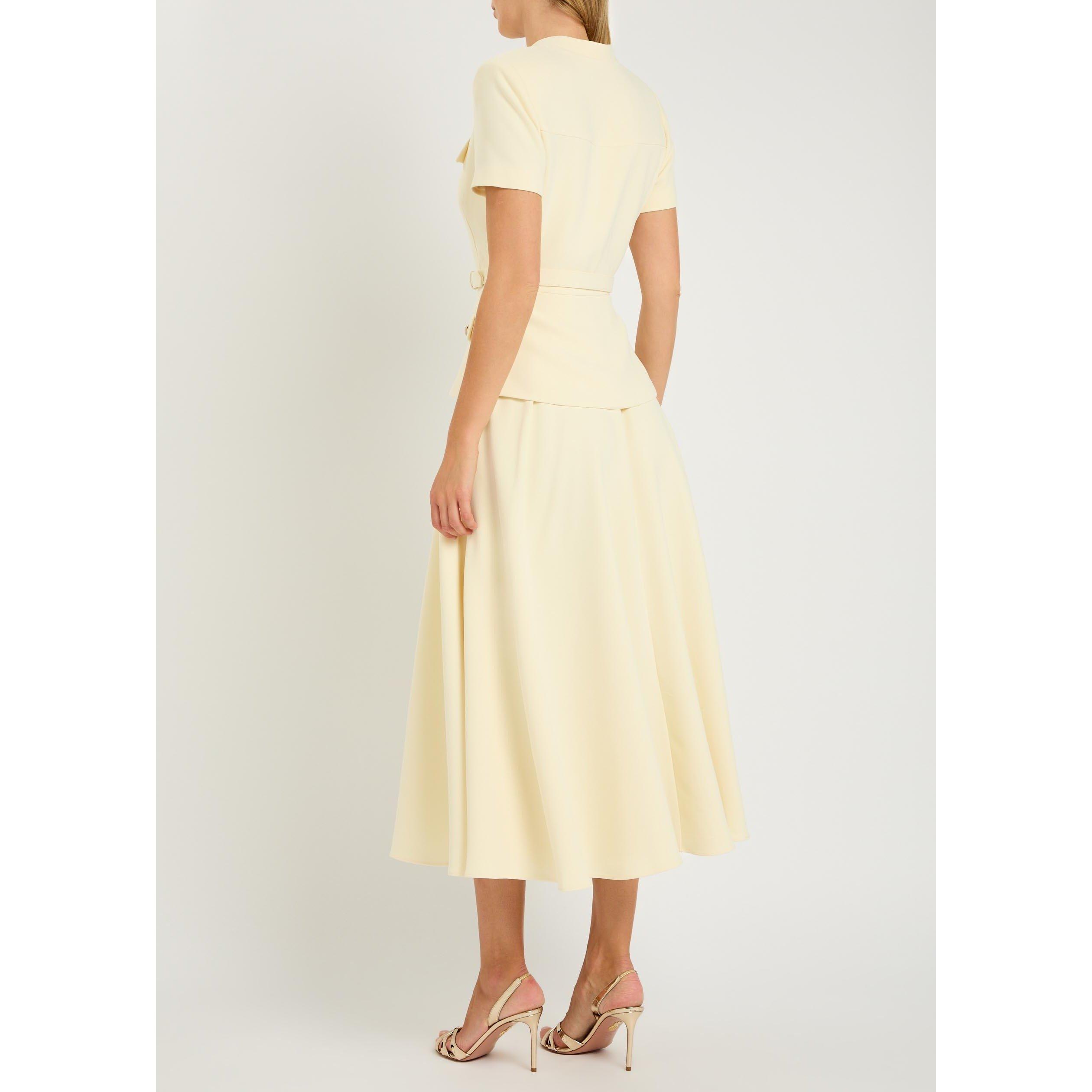 YELLOW - Self Portrait - LD TAILORED MIDI DRESS - 3