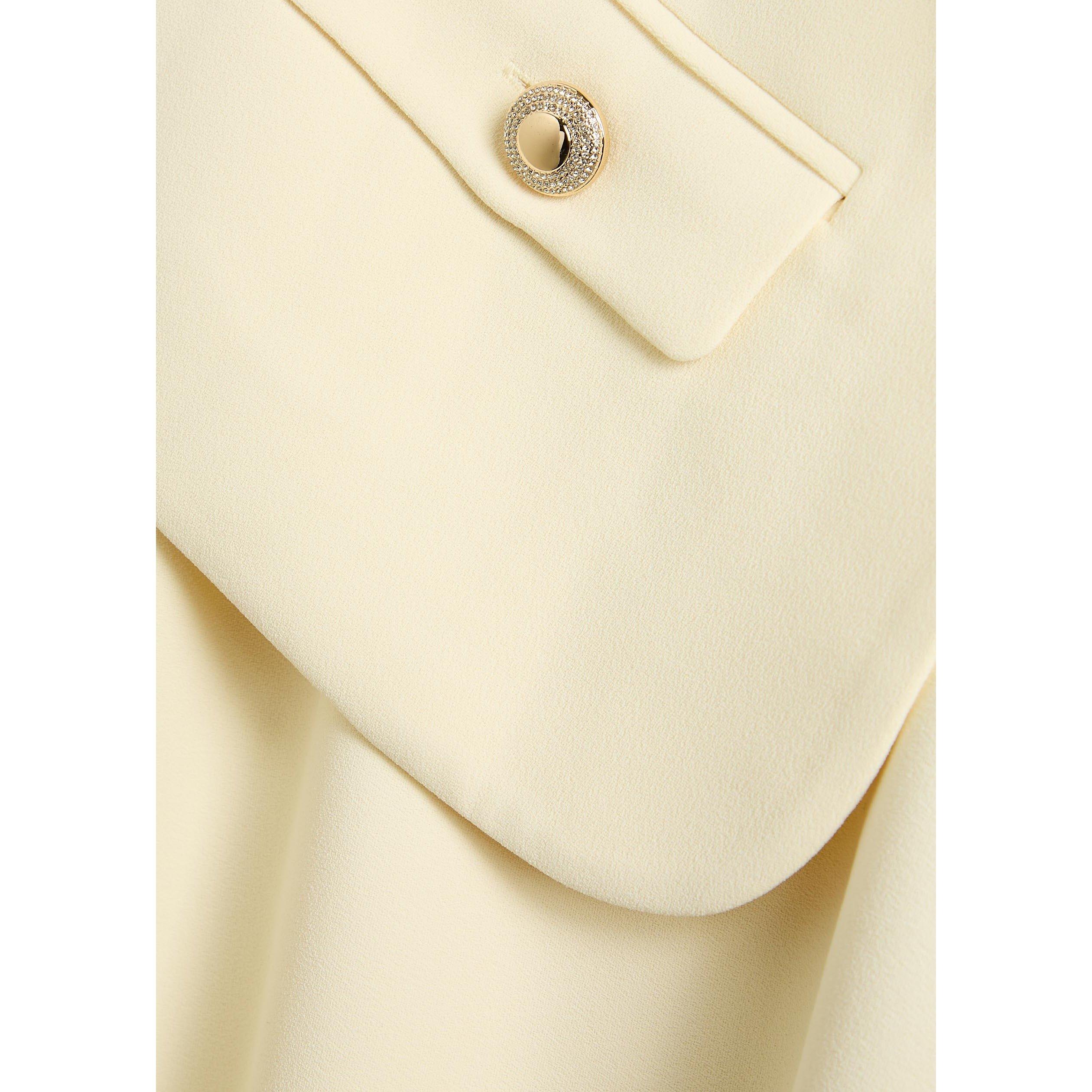 YELLOW - Self Portrait - LD TAILORED MIDI DRESS - 4