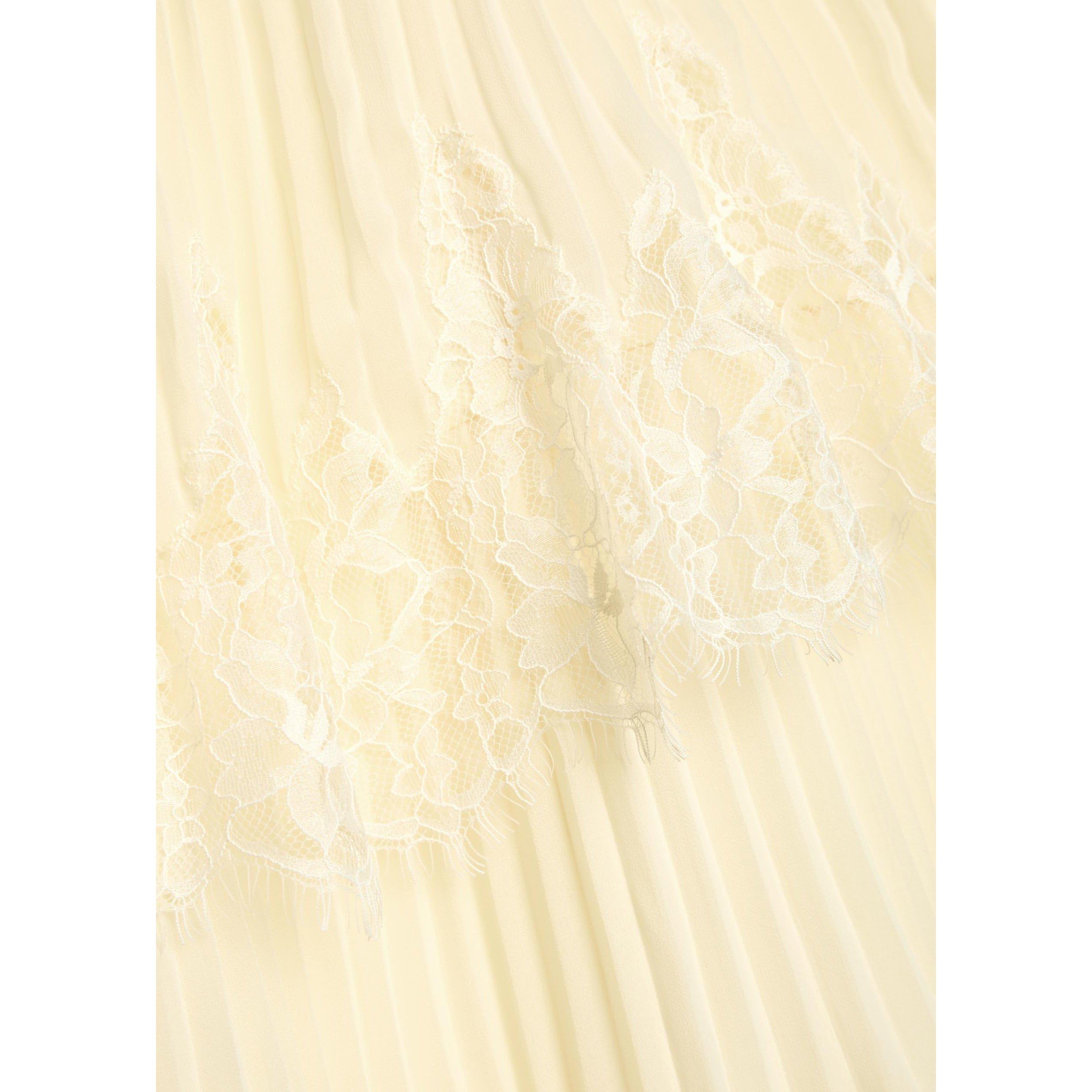 YELLOW - Self Portrait - LD CHIFFON TIERED MIDI DRESS - 4