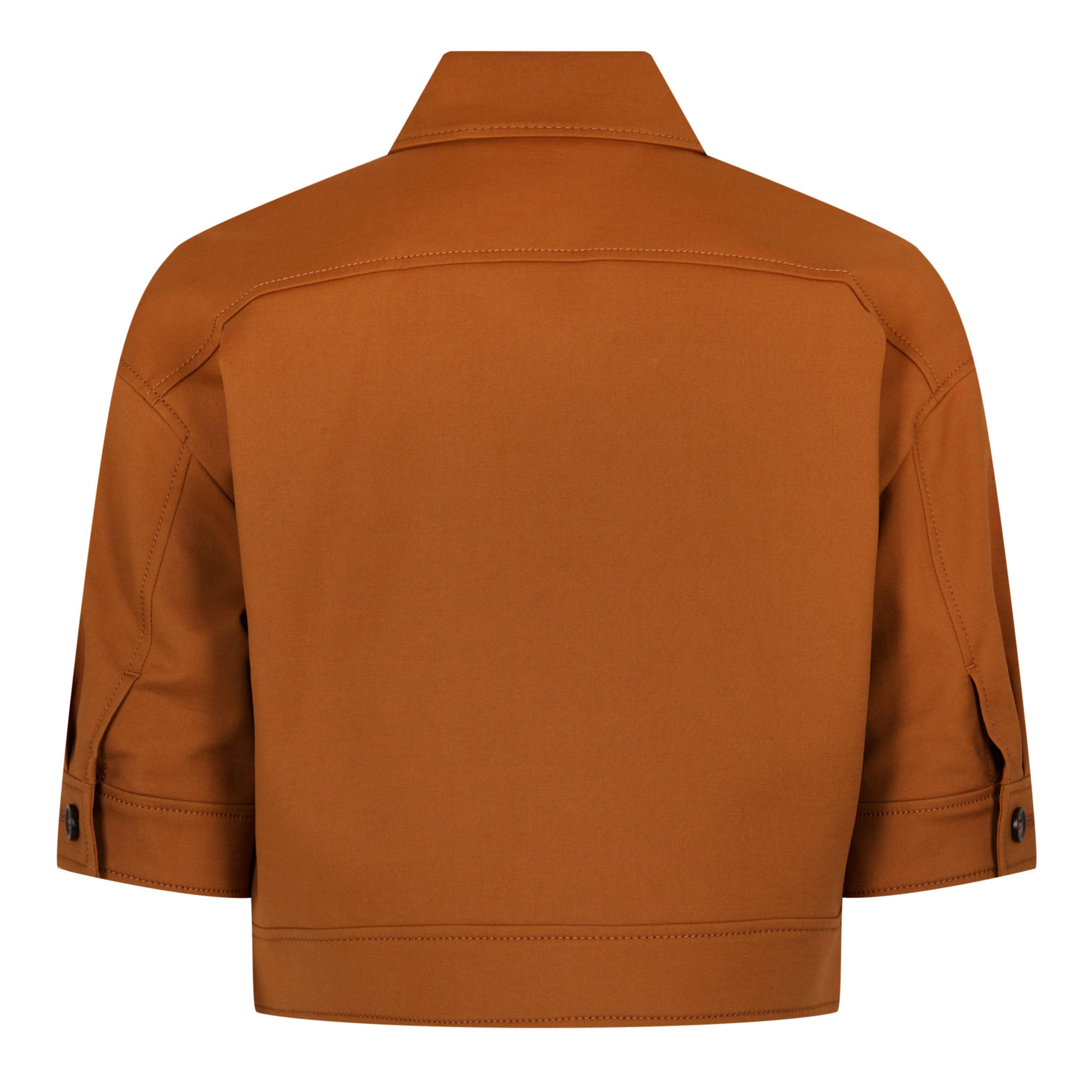 Tobacco - Max Mara - Cropped Shirt Jacket - 6