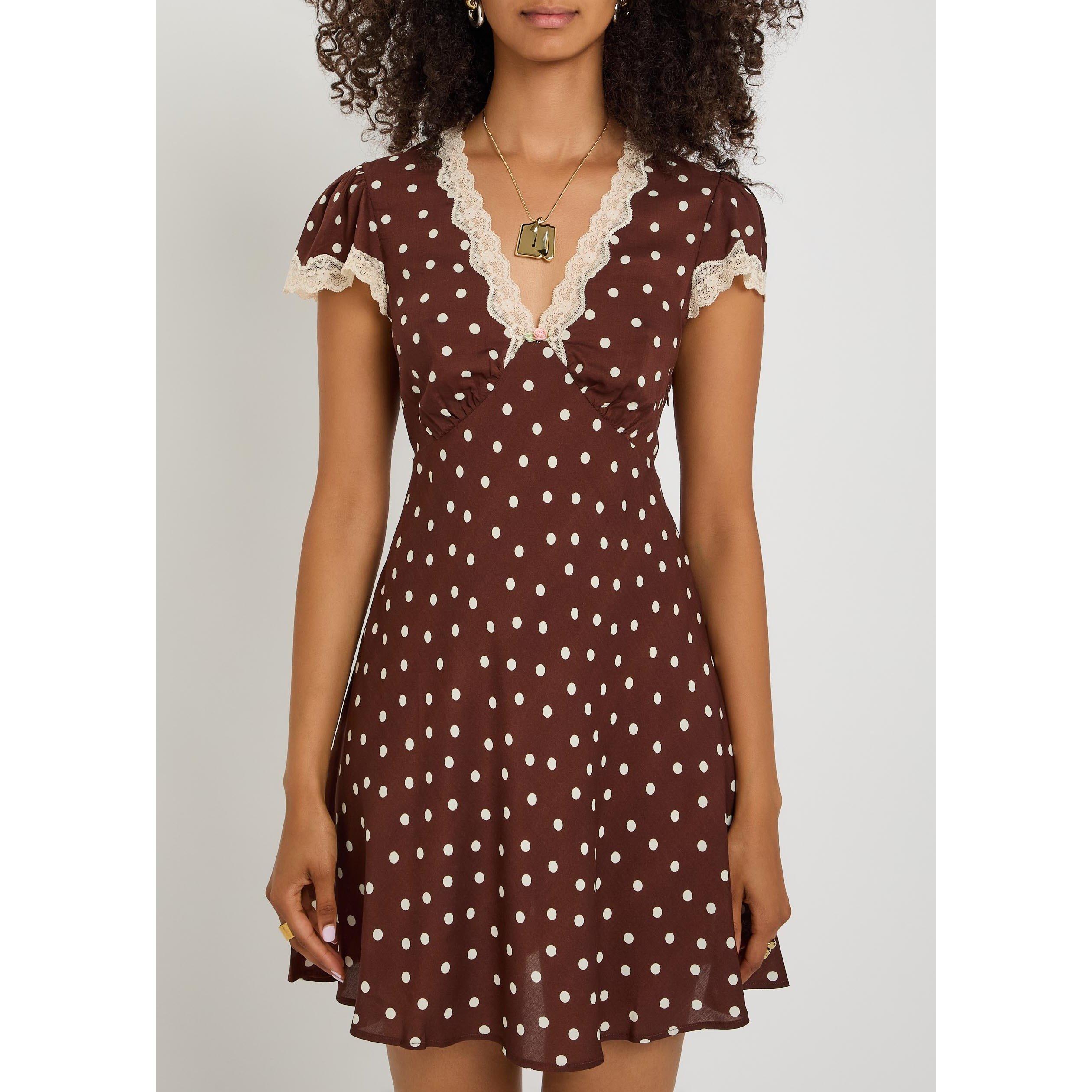 BROWN AND OTHER - RIXO - SD Cely Dress - 2