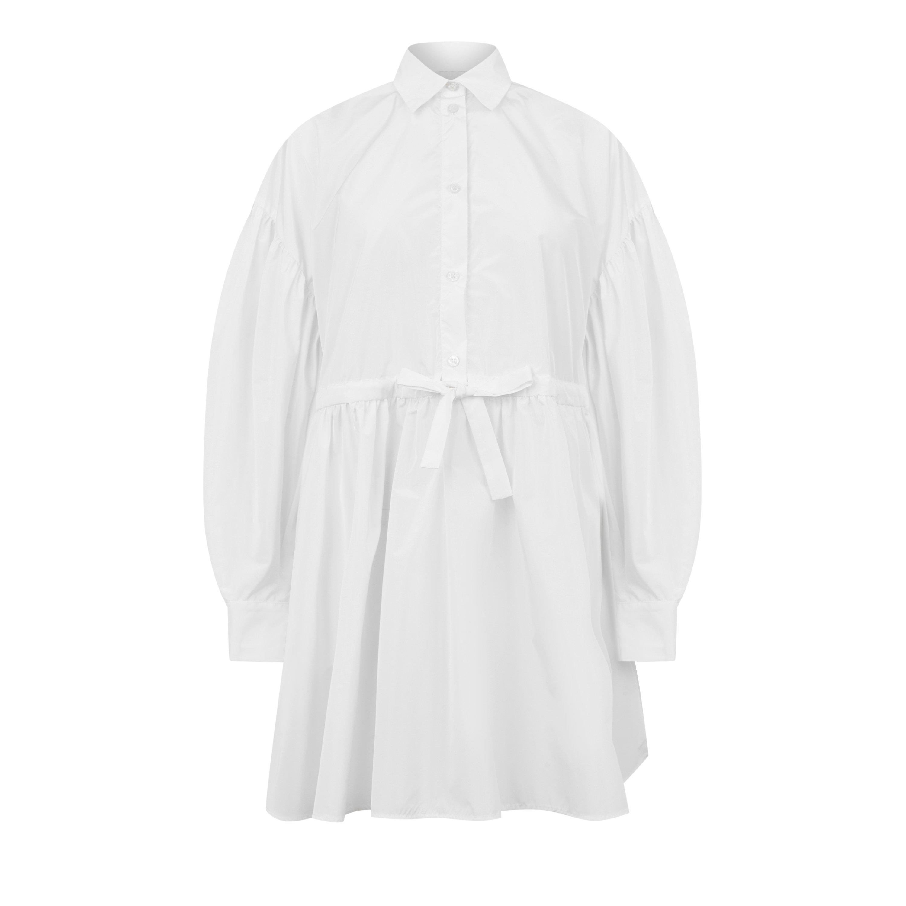 Off White - MSGM - Women's Shirt Mini Dress - 5