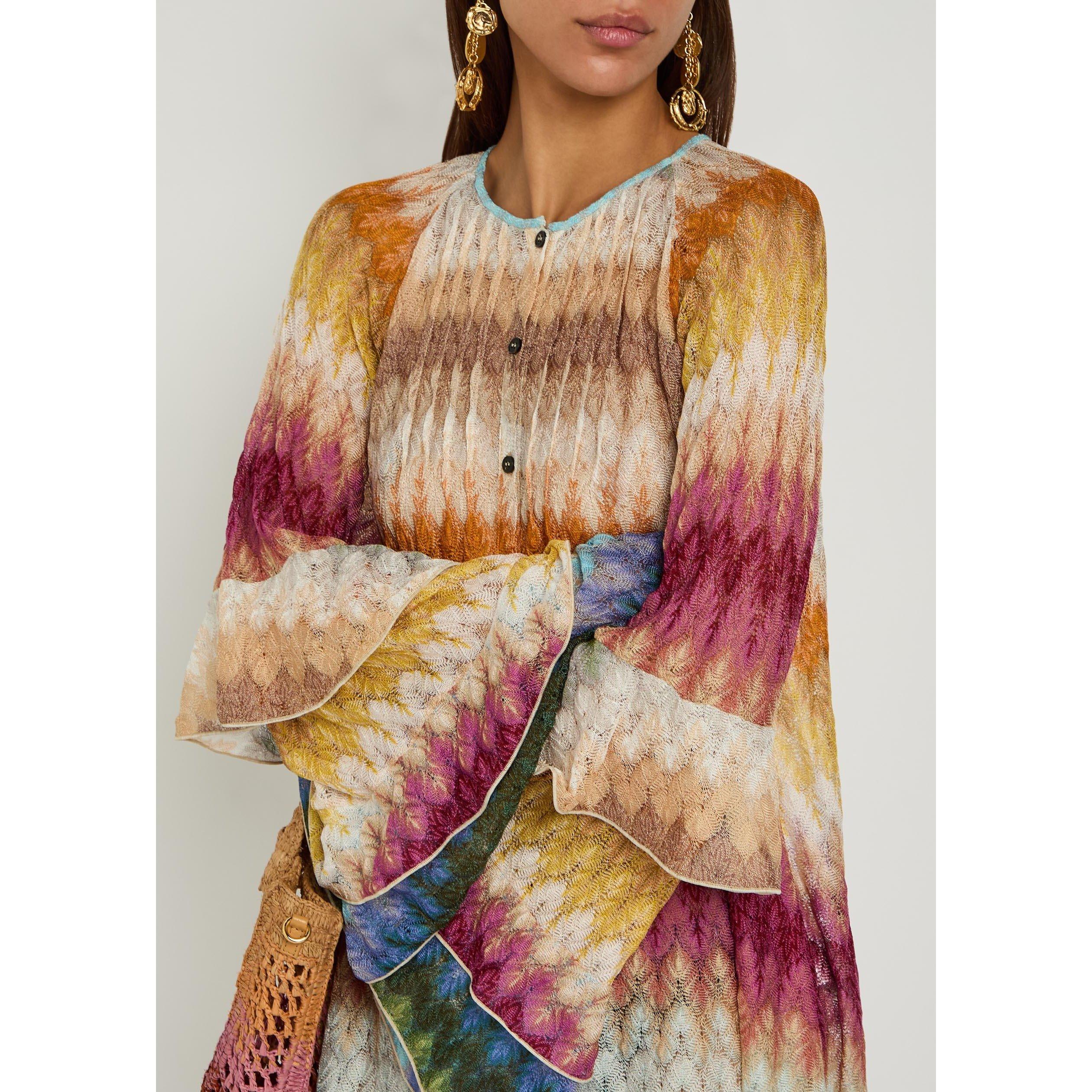MULTICOLOURED - Missoni - Women's Ruffle Mini Dress - 4
