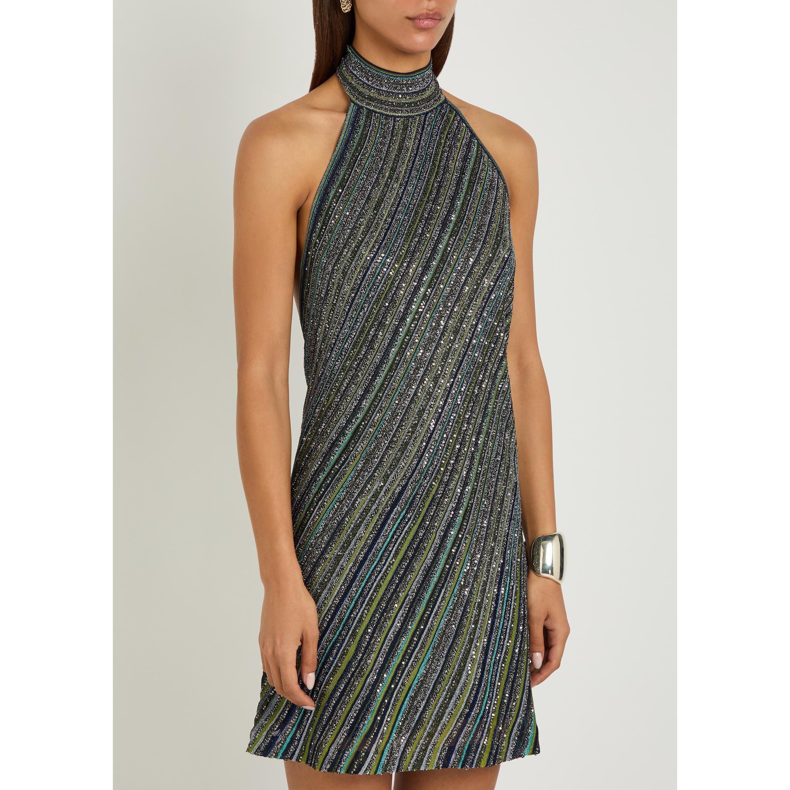 MULTICOLOURED - Missoni - Women's Sequin Mini Dress - 2
