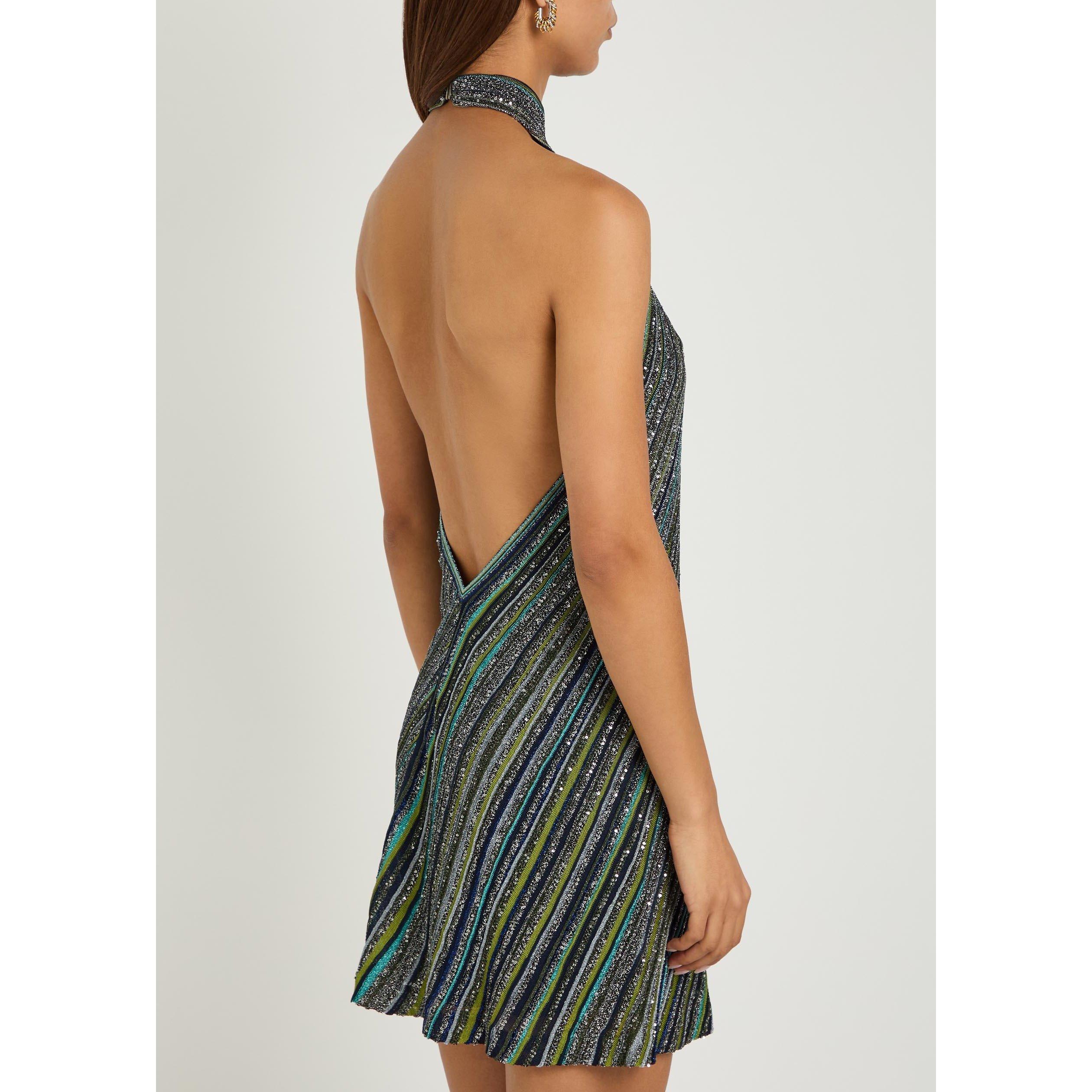 MULTICOLOURED - Missoni - Women's Sequin Mini Dress - 3