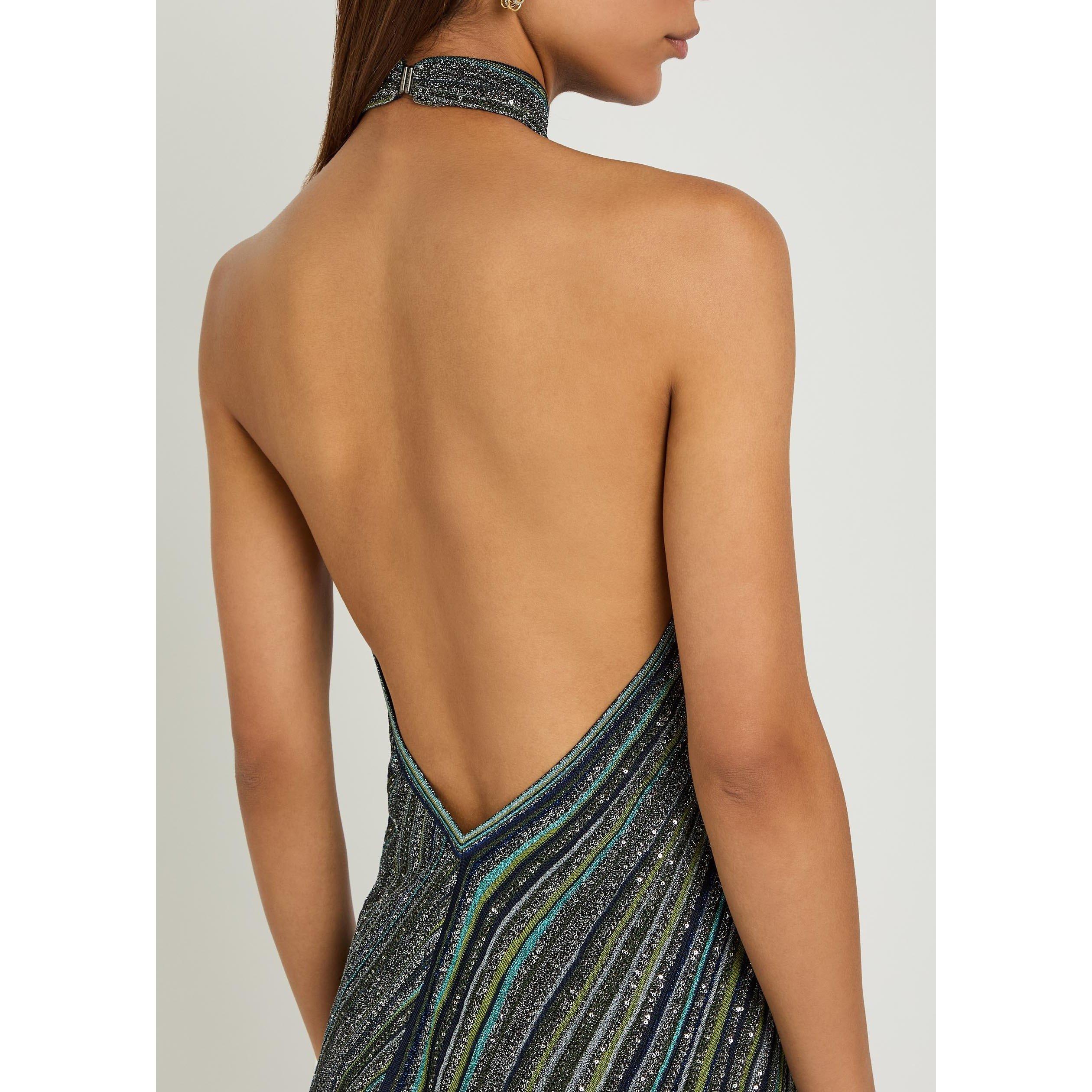 MULTICOLOURED - Missoni - Women's Sequin Mini Dress - 4