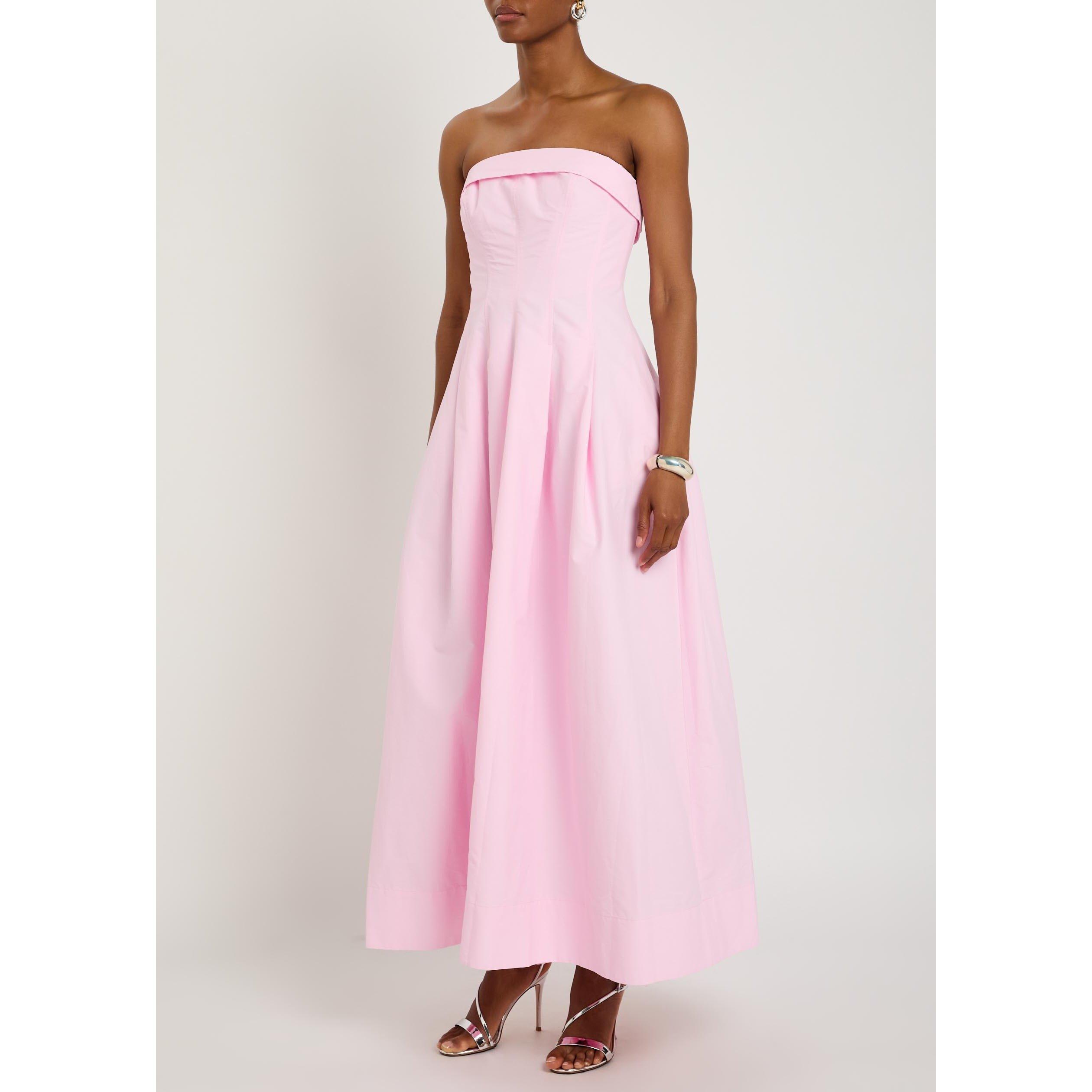 PINK - Jonathan Simkhai - LD AVRIL COTTON BUSTIER DRESS - 2