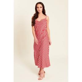 Be You BY Stripe Slip Midi Dress Womens