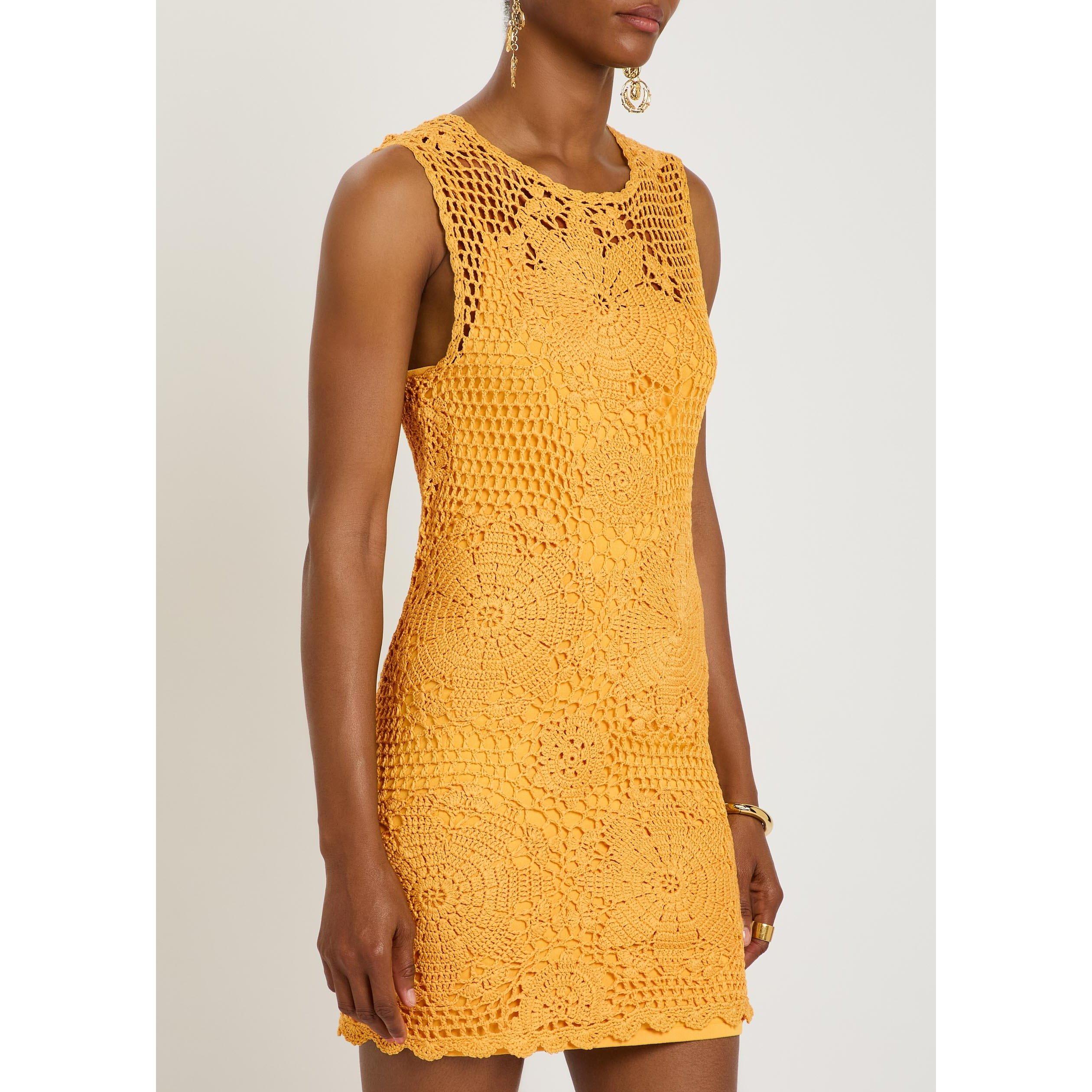 YELLOW - Jonathan Simkhai - SD FYNCH CROCHET MINI DRESS - 2