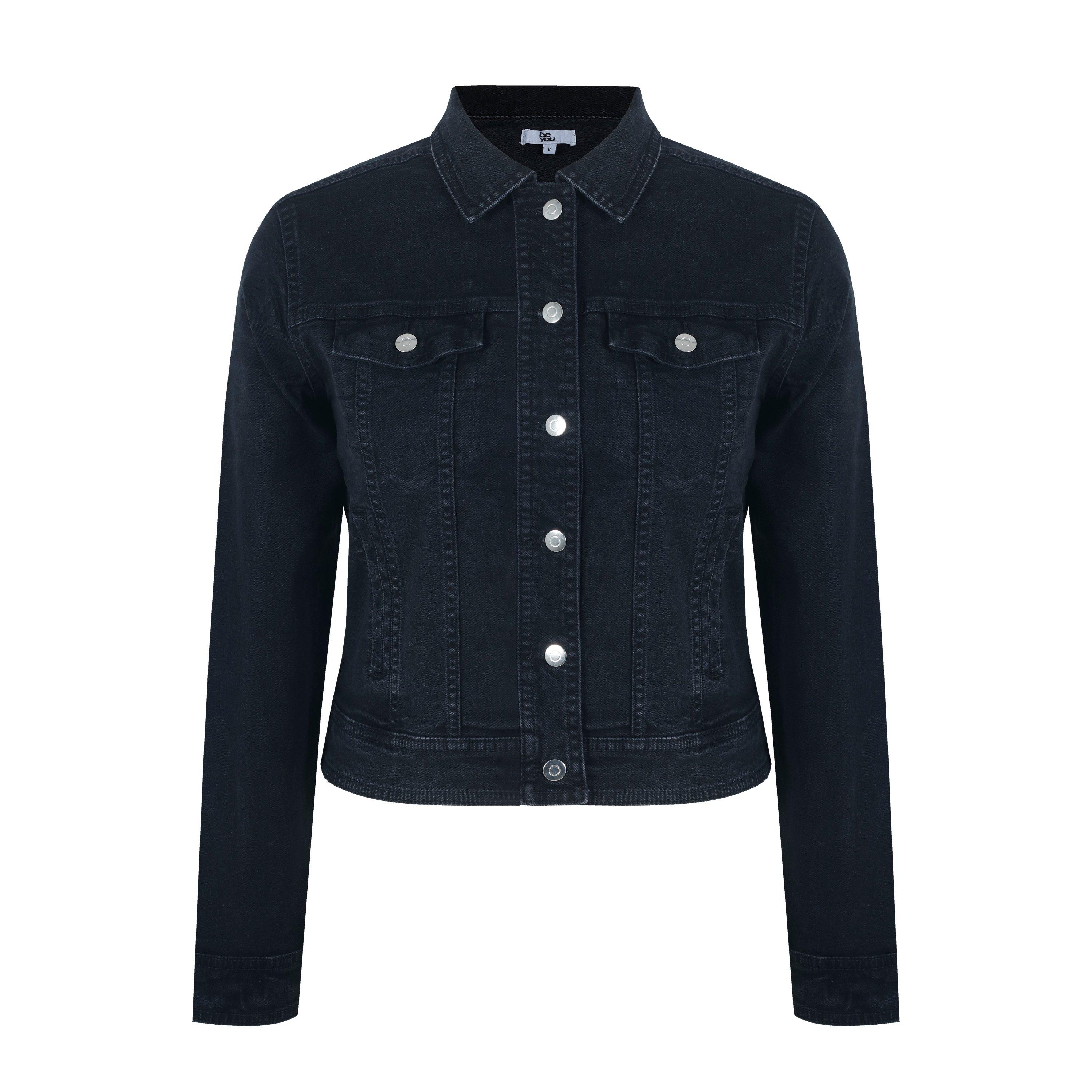 Black - Be You - Women's 's Structured Denim Jacket - 1