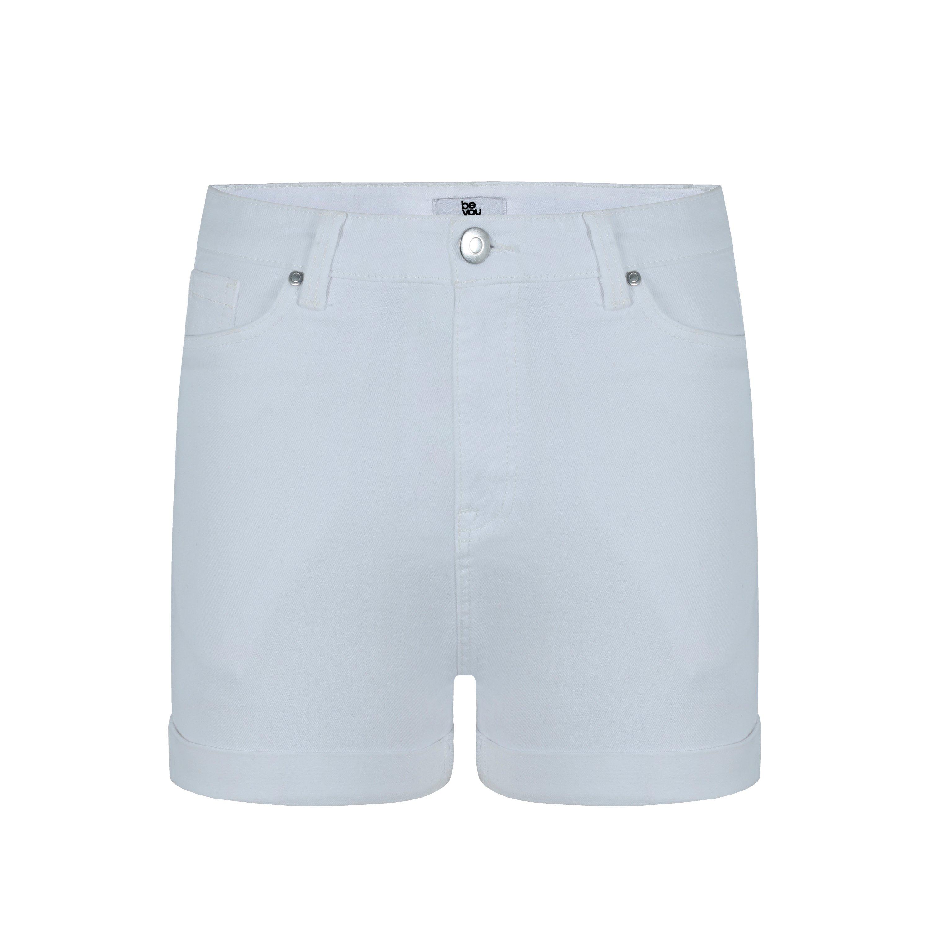 White - Be You - BE YOU Denim Short Womens - 1