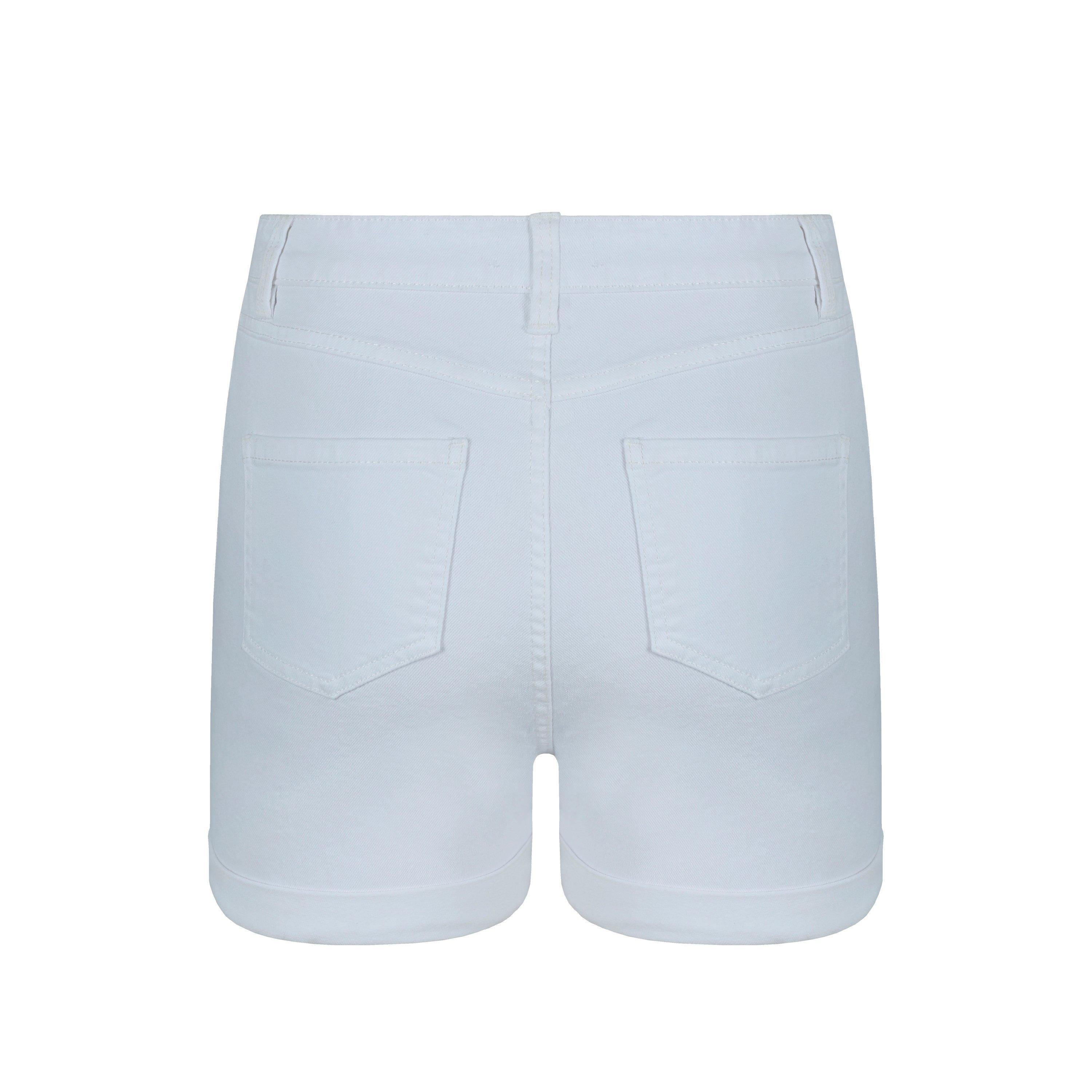 White - Be You - BE YOU Denim Short Womens - 2