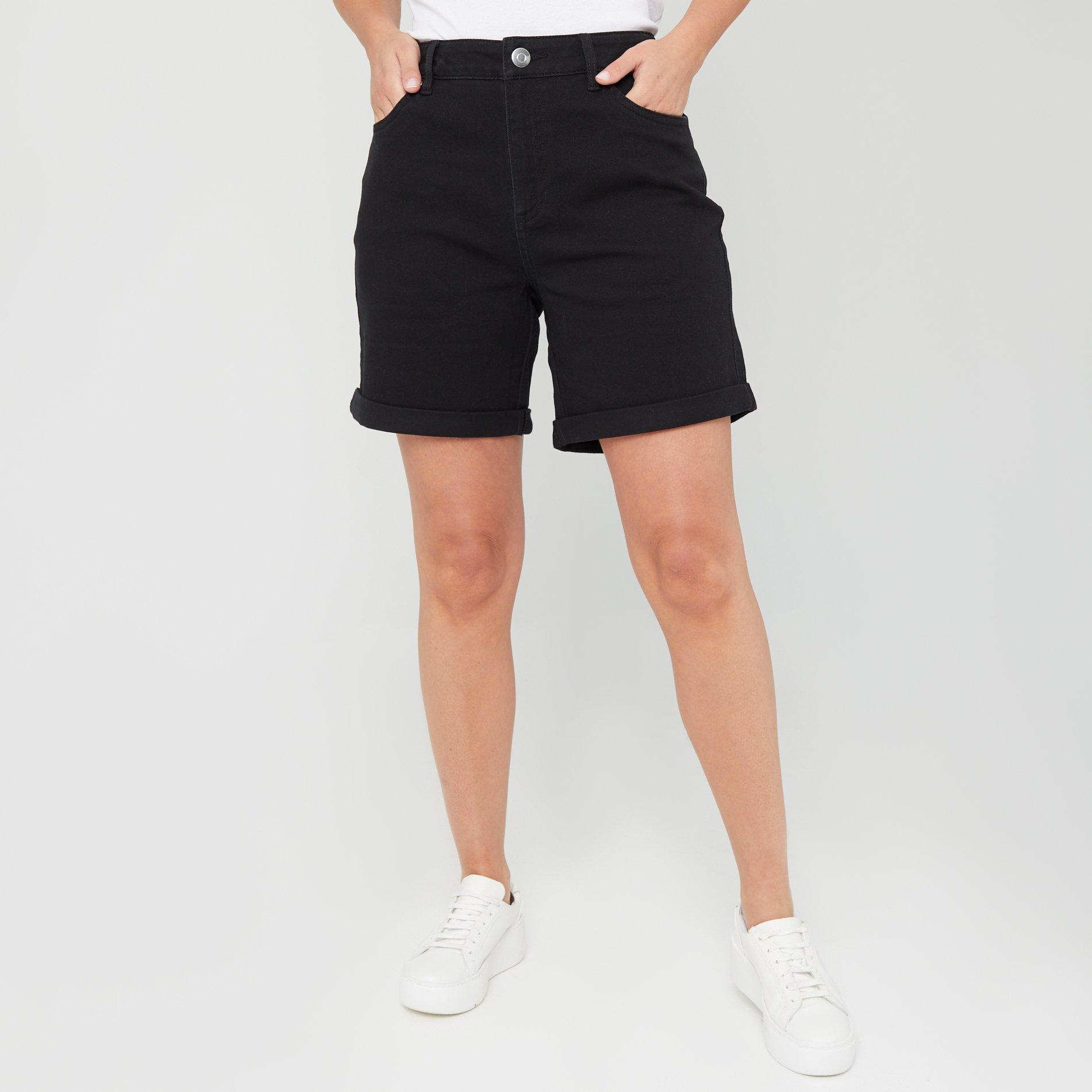 Negro - Be You - Women's Longer Length Denim Shorts - 5