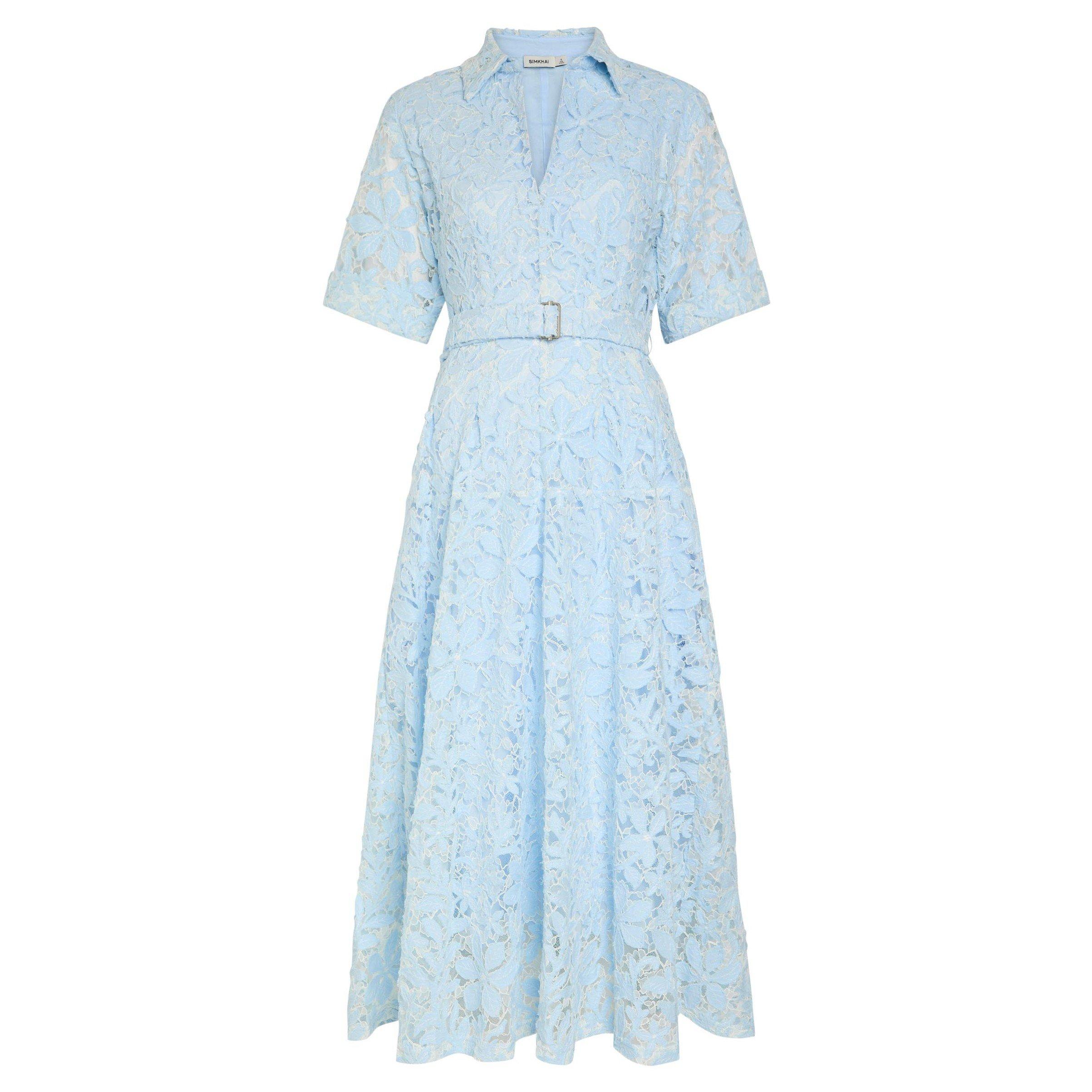 Jonathan Simkhai LD DEANNA BELTED MIDI DRESS