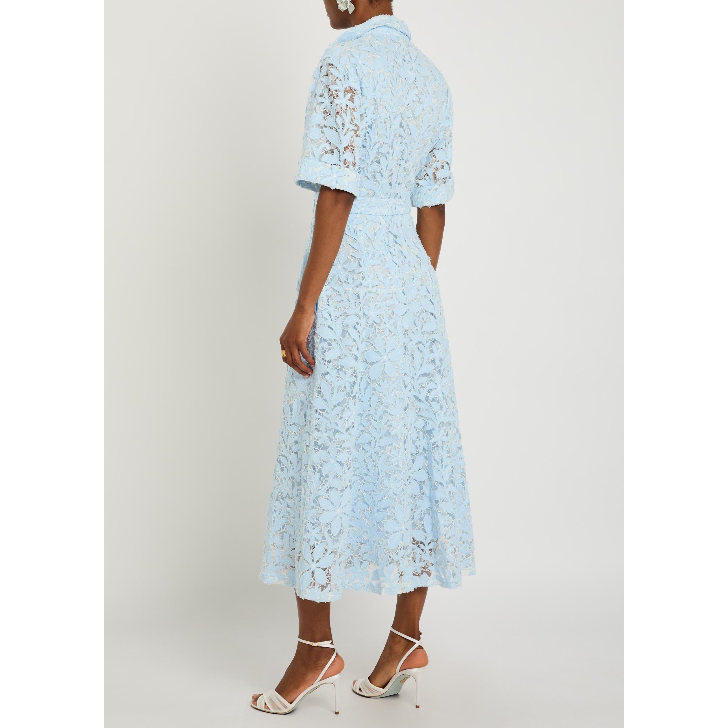 BLUE - Jonathan Simkhai - LD DEANNA BELTED MIDI DRESS - 3