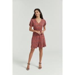 Be You Ladies Soft Touch Mini Shirred Waist Dress