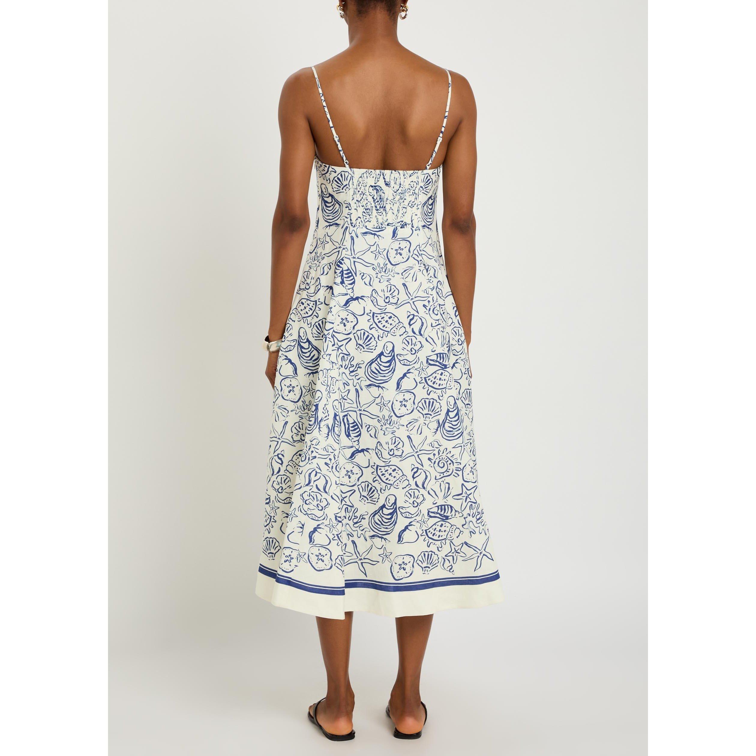 BLUE AND OTHER - Jonathan Simkhai - LD ANALISE BUSTIER MIDI DRESS - 3