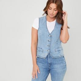 Be You Ladies Denim Waistcoat