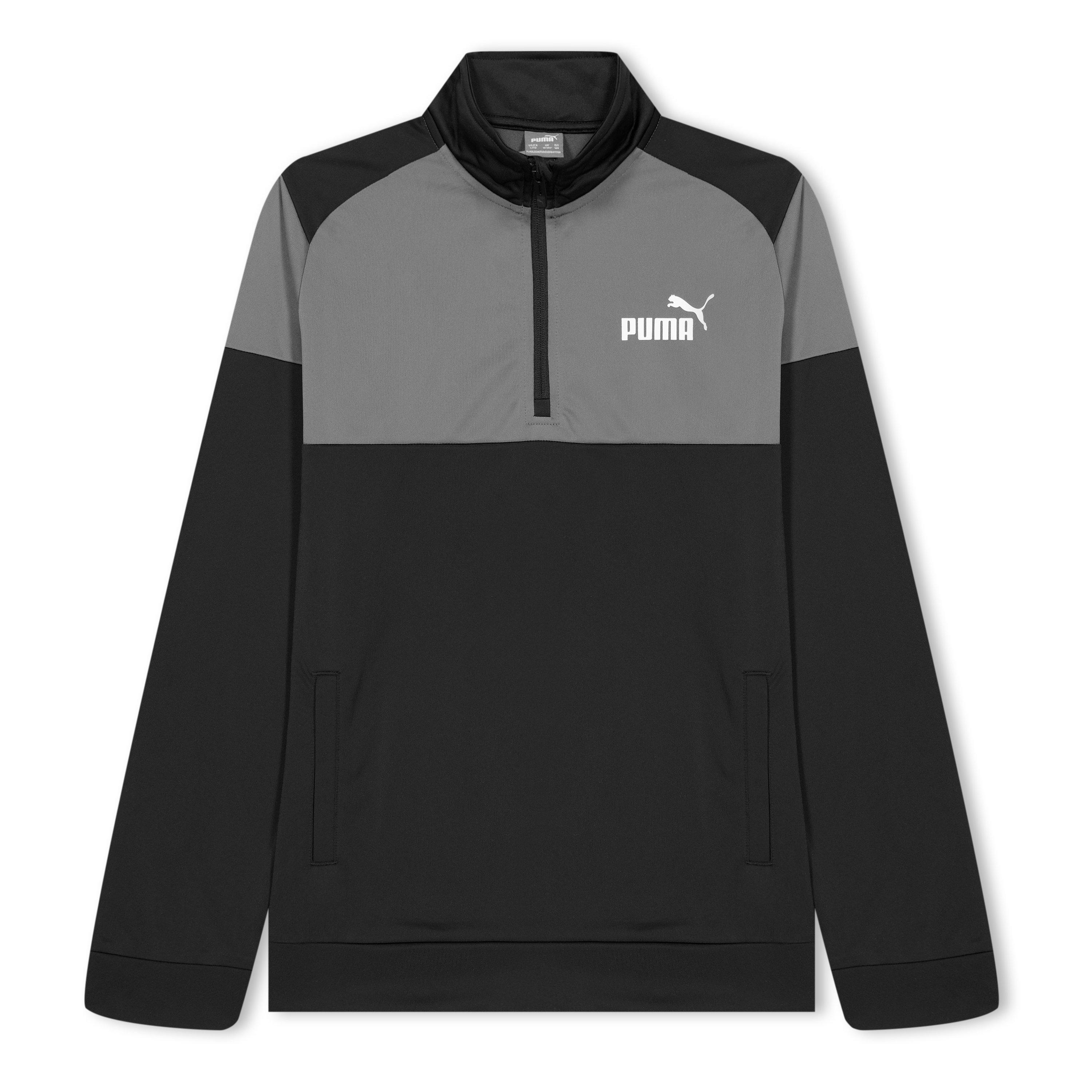 Negro/Gris - Puma - Half-Zip Poly Tracksuit - 5
