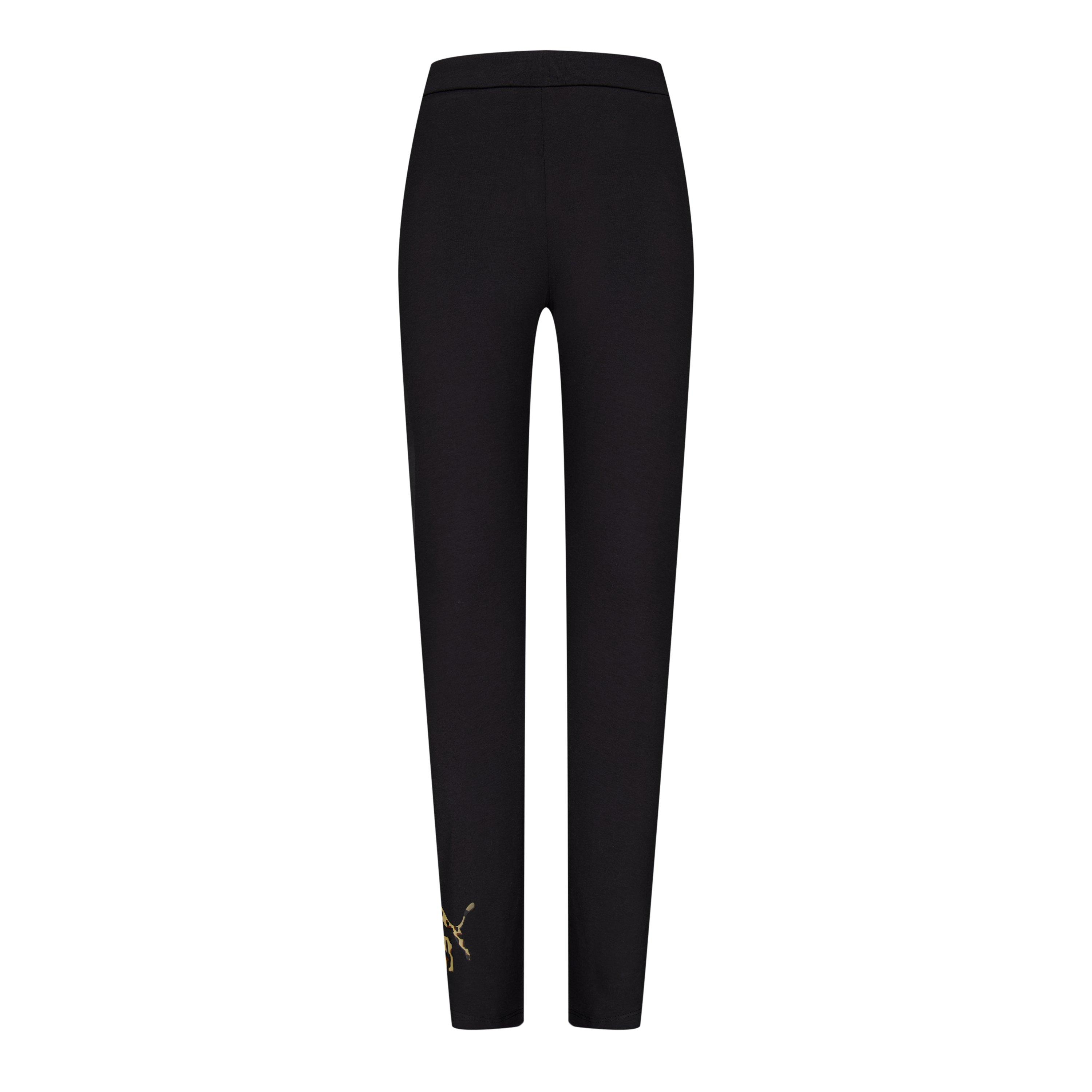 Black Animal - Puma - Jersey Leggings - 2