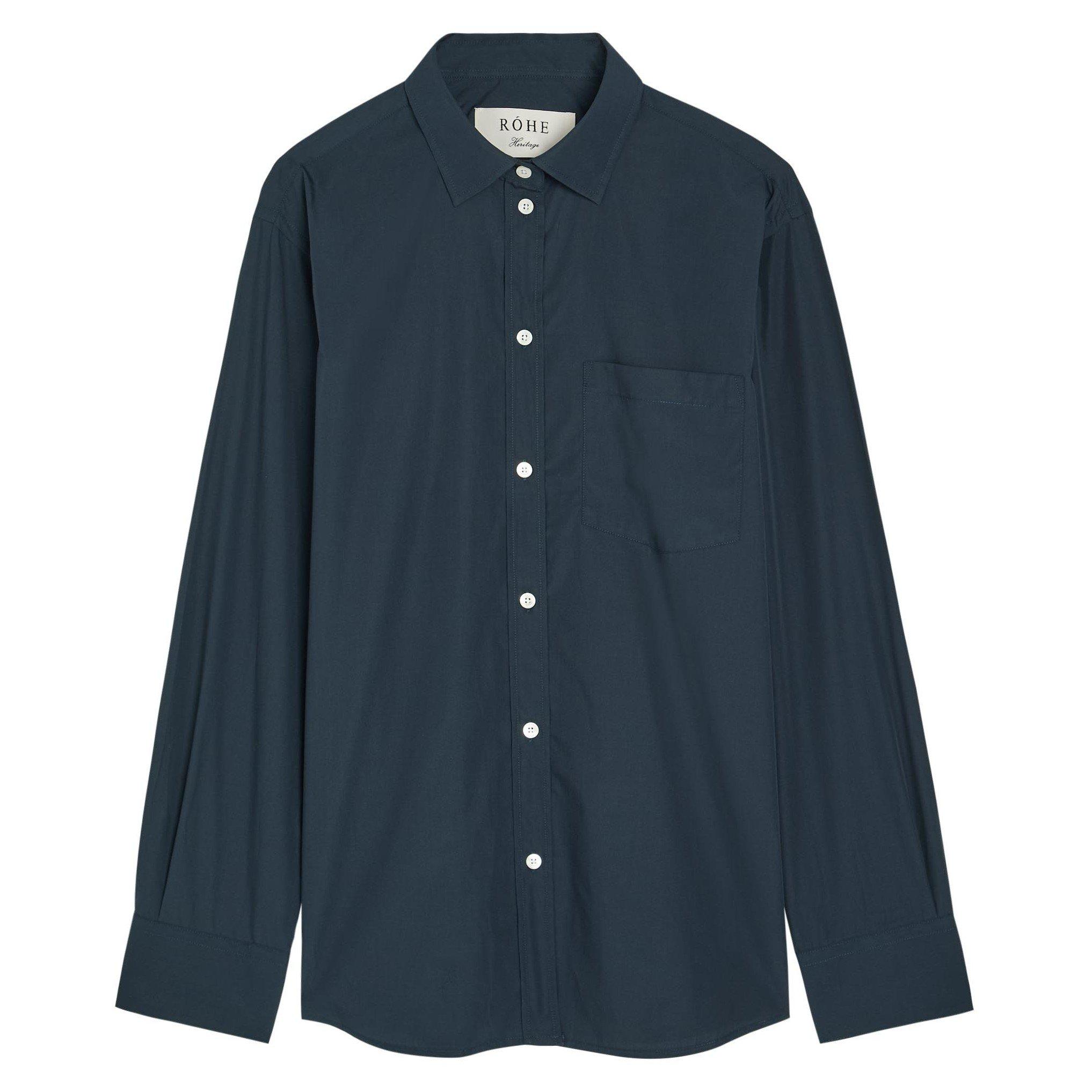 NAVY - Rohe - CLASSIC FIT SHIRT