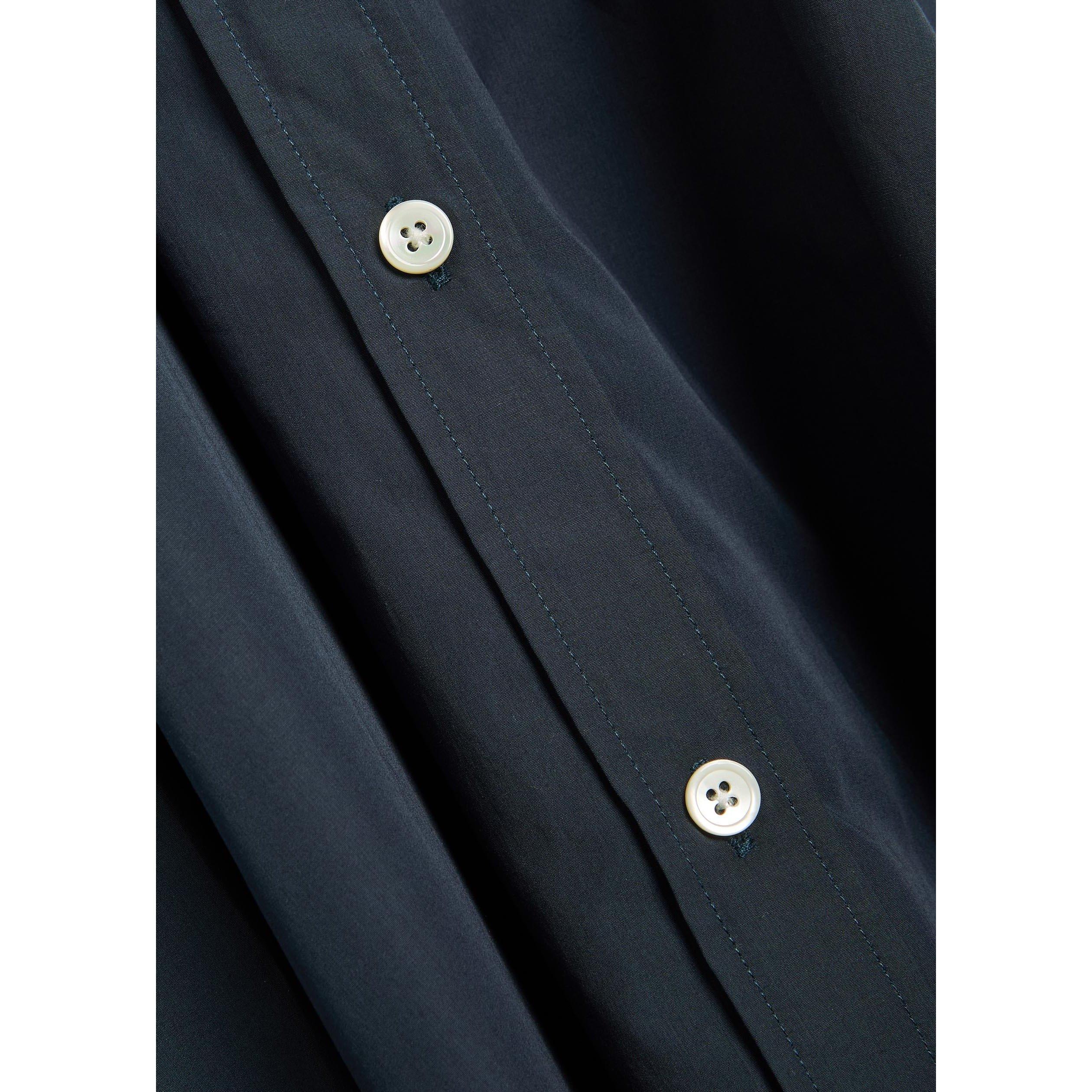 NAVY - Rohe - Women's Cotton Long-Sleeve Shirt - 4