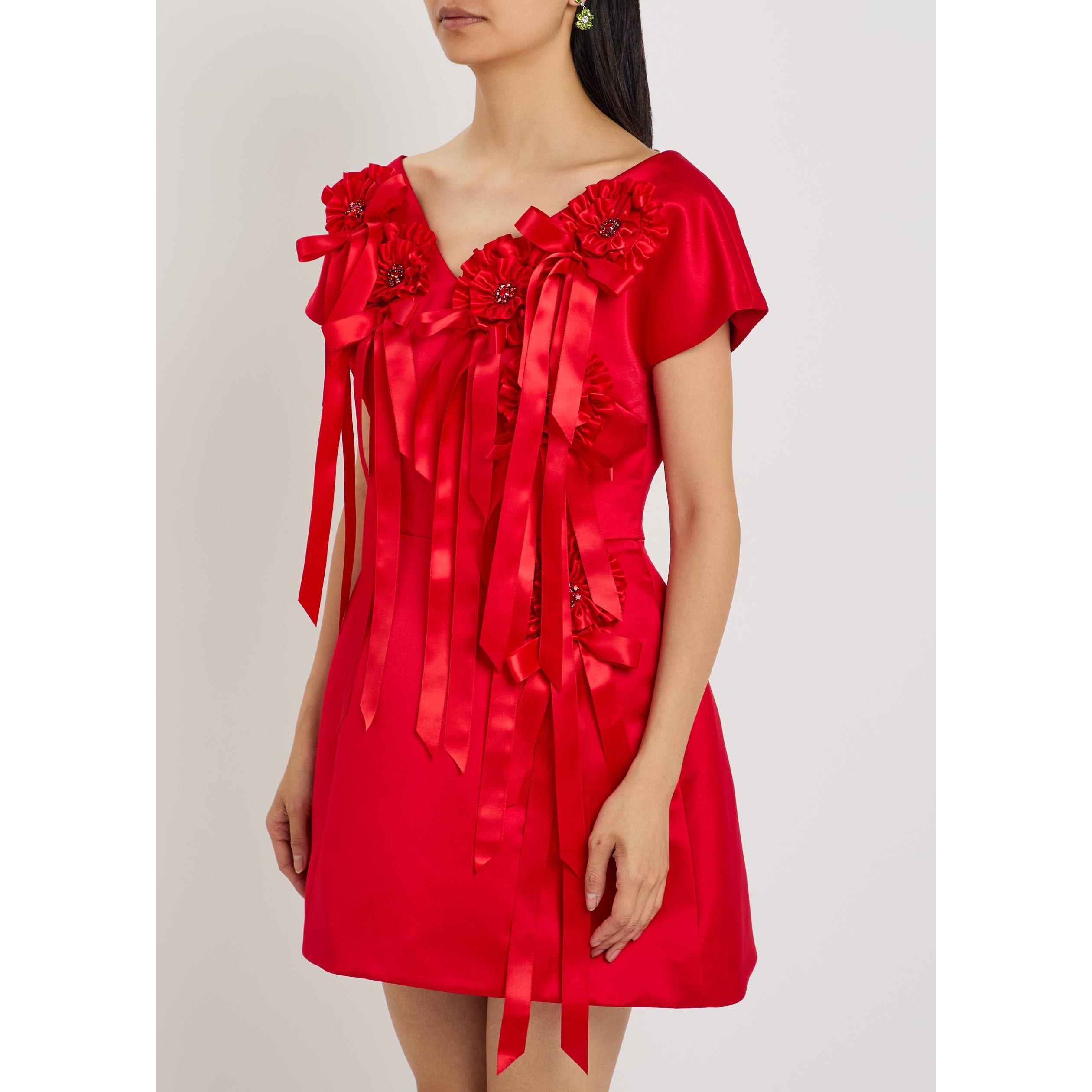 RED - Simone Rocha - RUFFLE ROSETTE PORTRAIT MINI D - 2