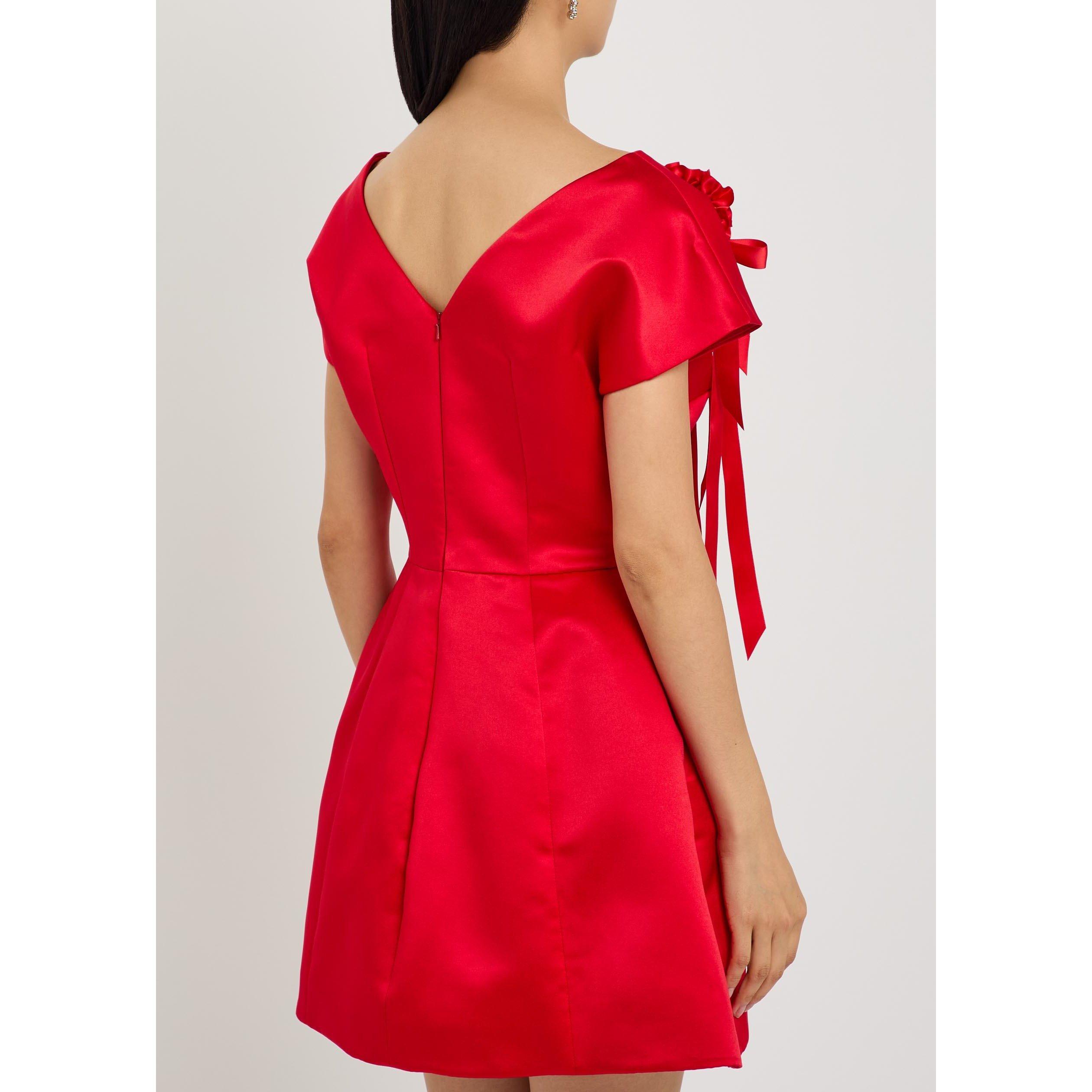 RED - Simone Rocha - RUFFLE ROSETTE PORTRAIT MINI D - 3
