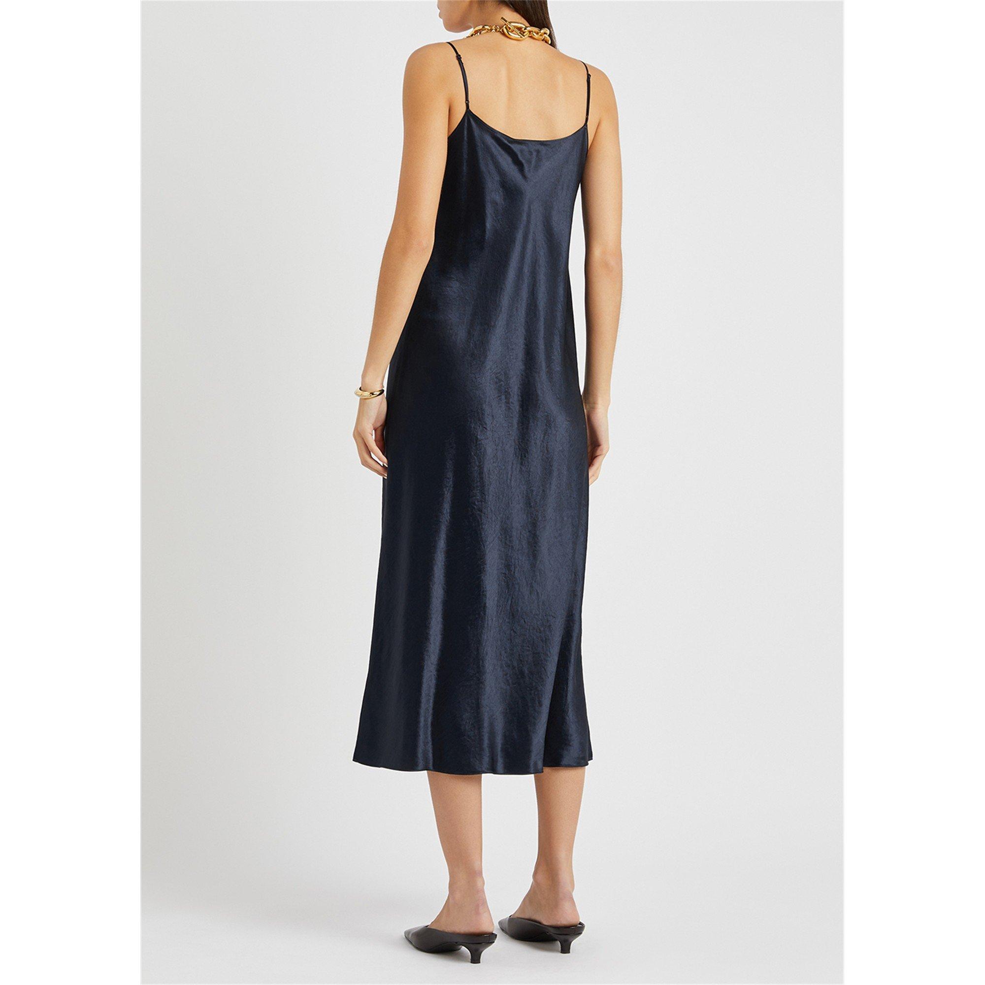 NAVY - Vince - SILKY SLIP DRESS - 3