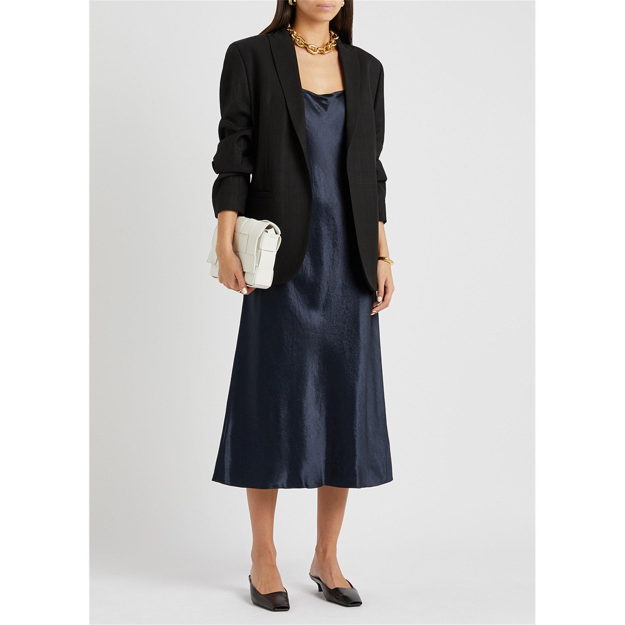 NAVY - Vince - SILKY SLIP DRESS - 5