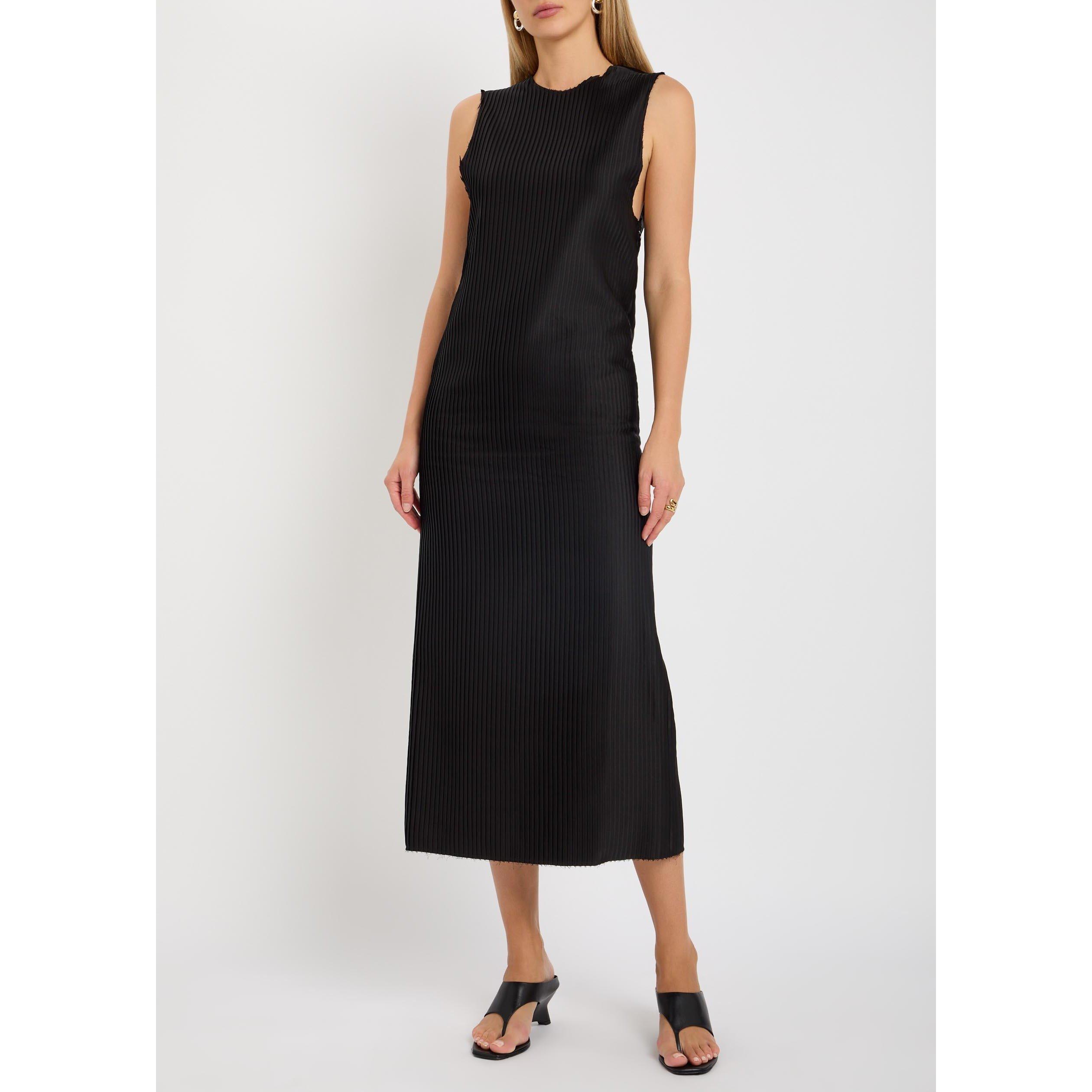 BLACK - Armarium - Women's Fiorenza Viscose Relaxed-Fit Maxi Dress - 5
