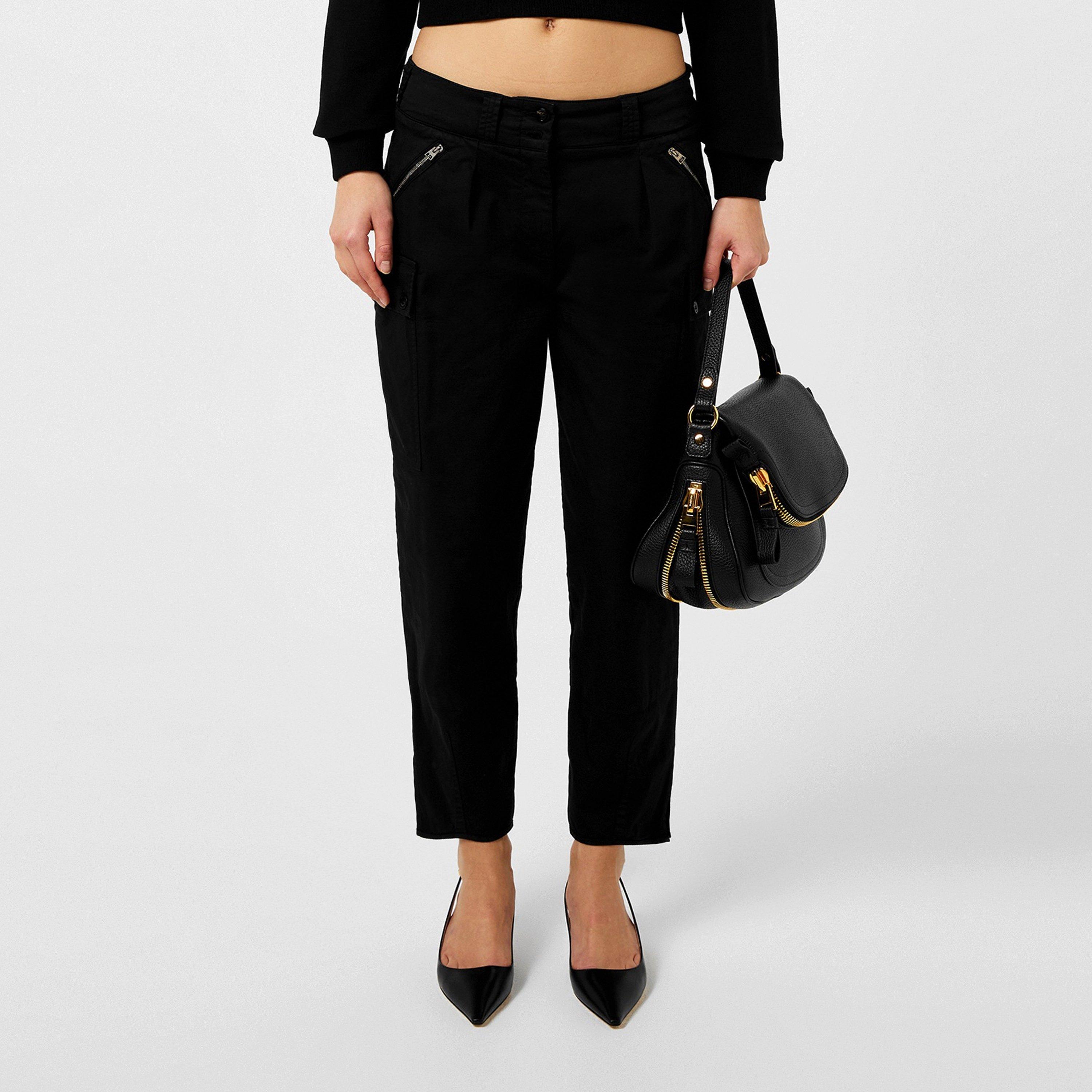 Black - Tom Ford - Cargo Cropped Trousers - 1