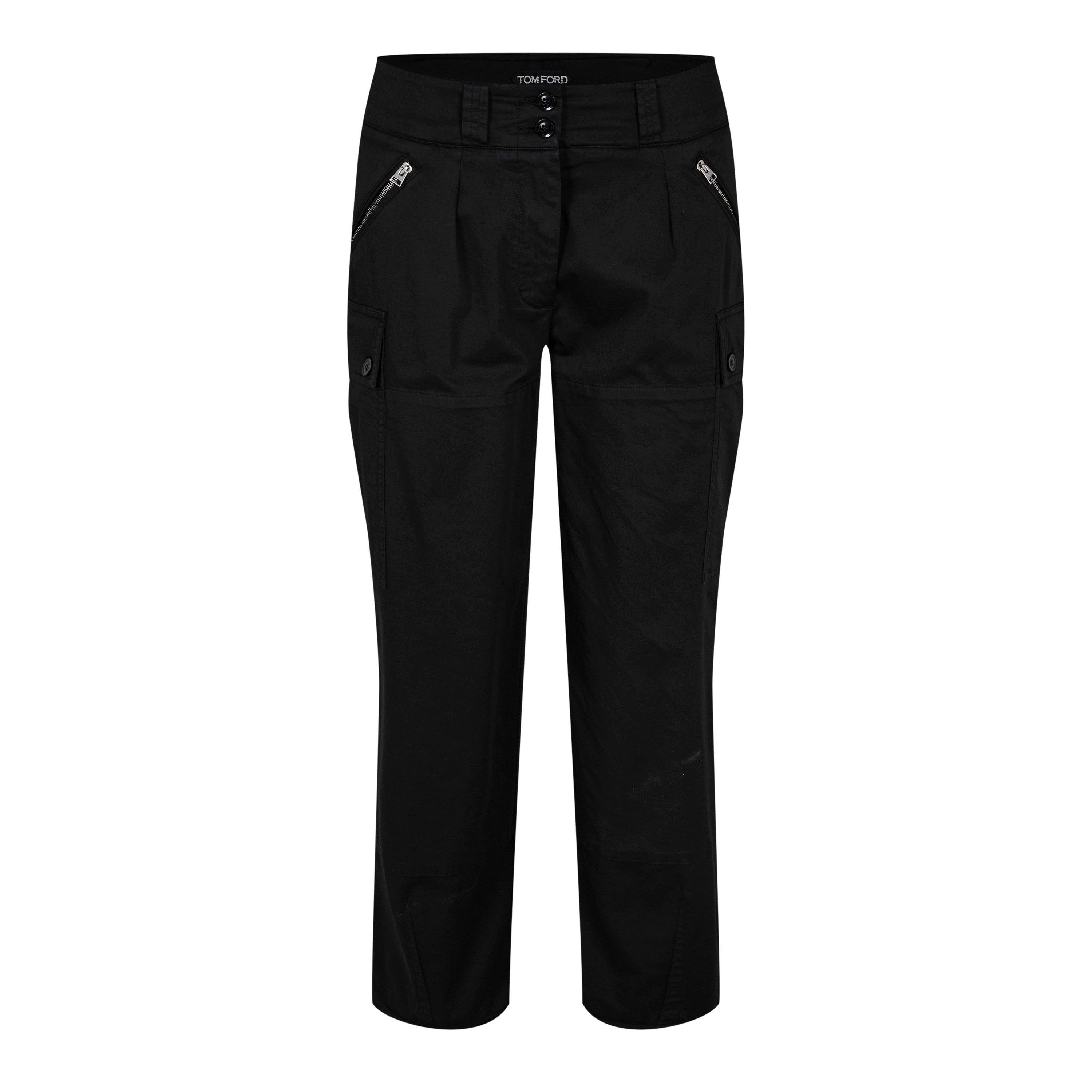 Black - Tom Ford - Cargo Cropped Trousers - 5