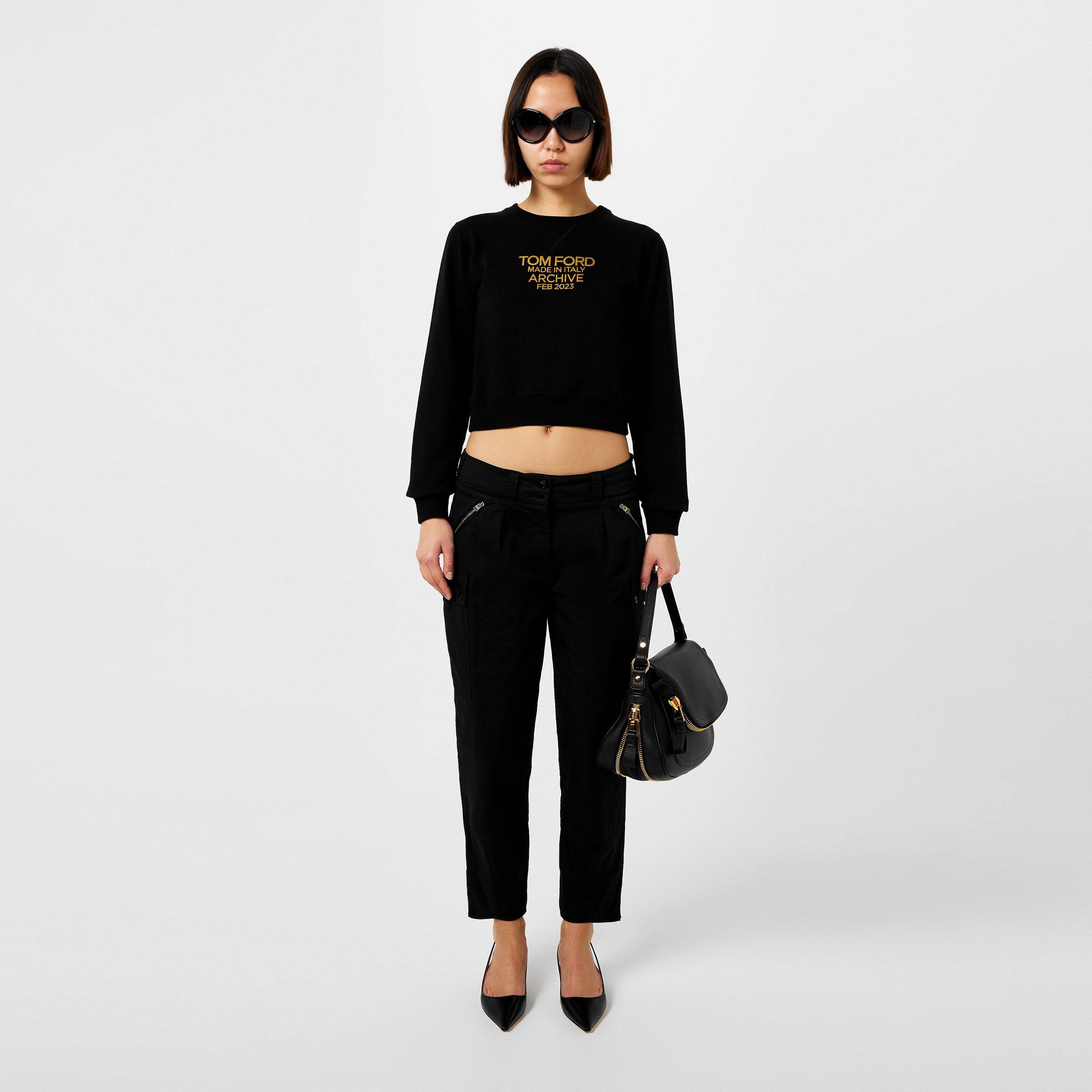 Black - Tom Ford - Cargo Cropped Trousers - 4