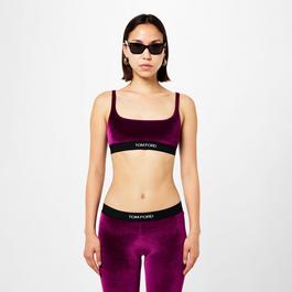 Tom Ford TF Velour Bralette Ld41