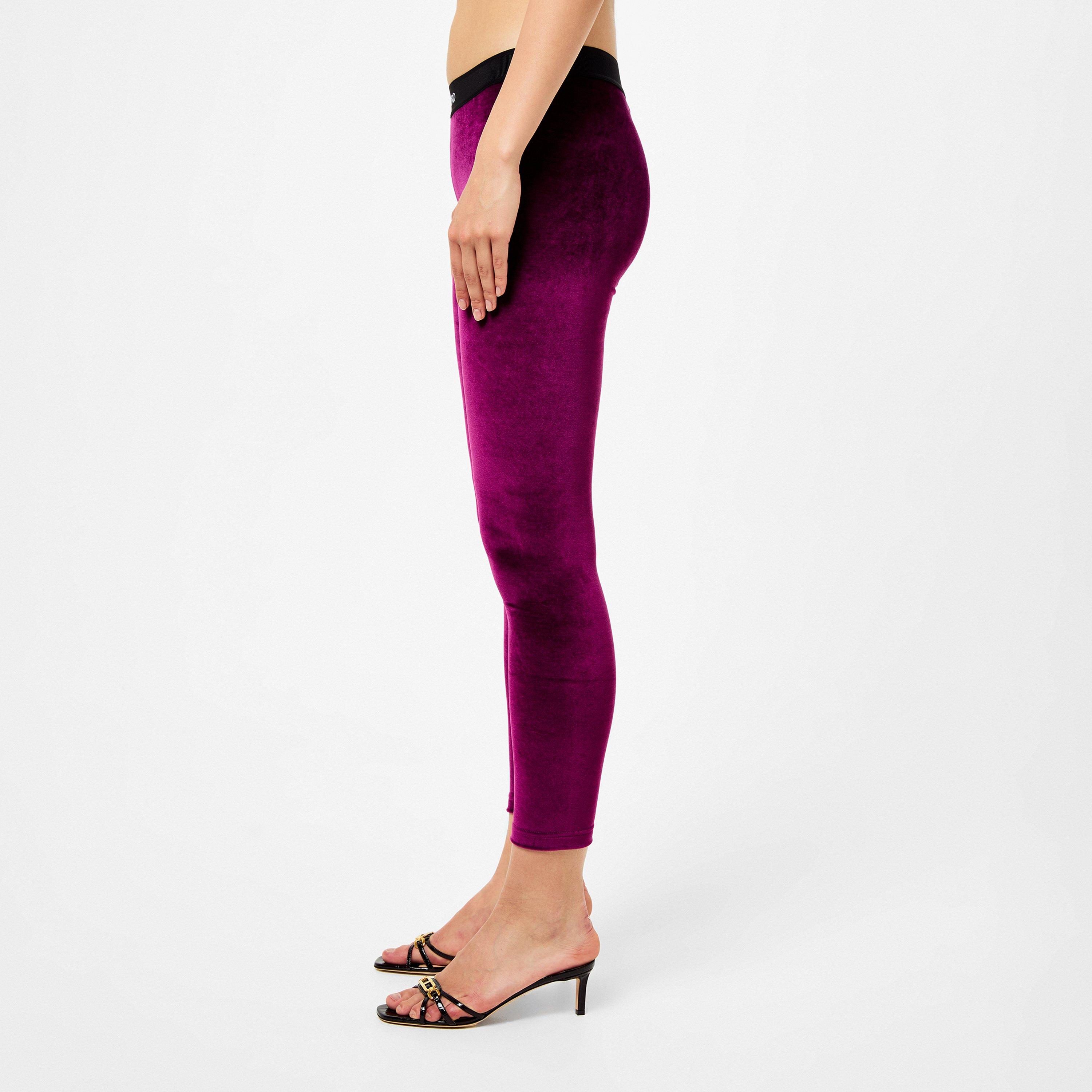 Bouganville - Tom Ford - Velour Signature Leggings - 2