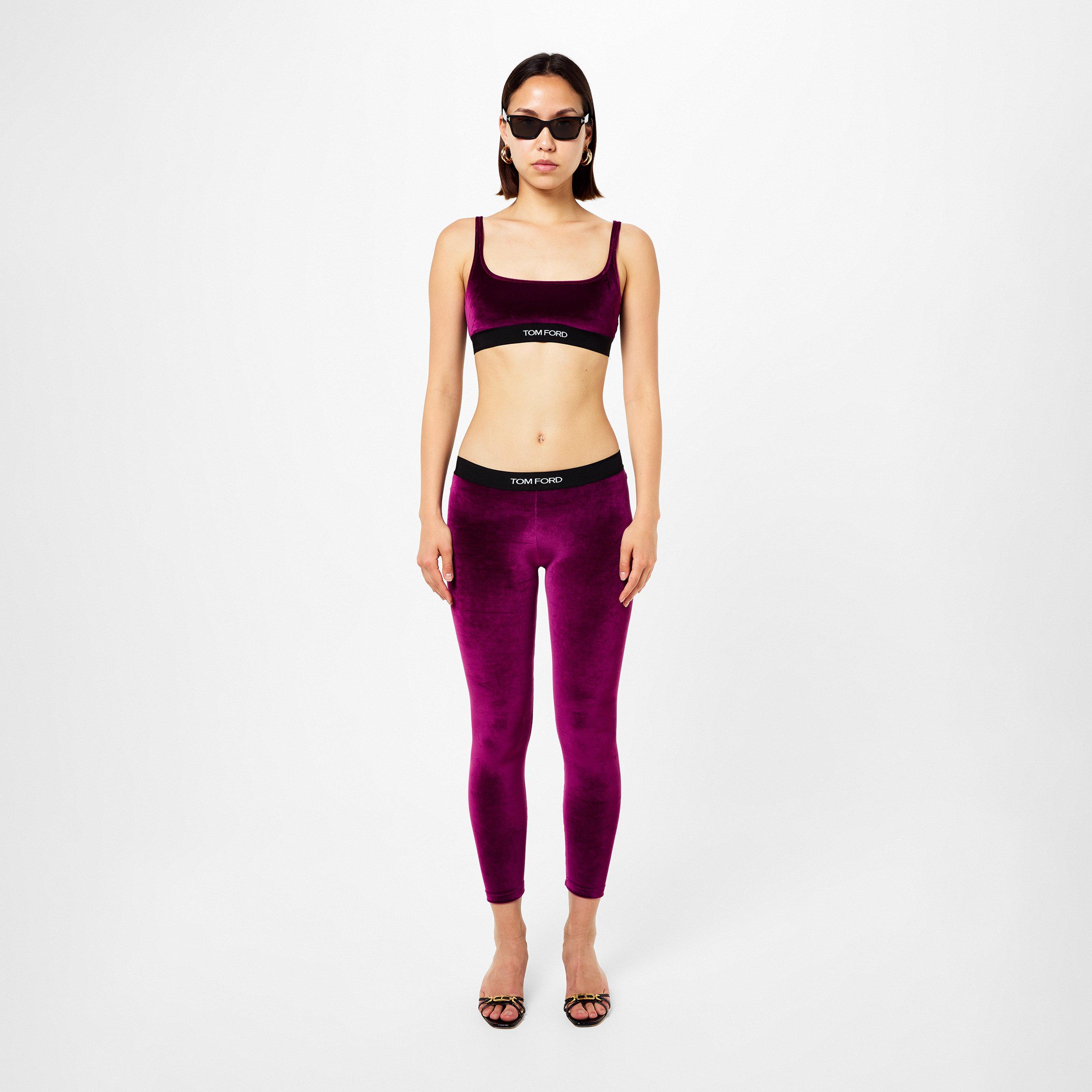 Bouganville - Tom Ford - Velour Signature Leggings - 4