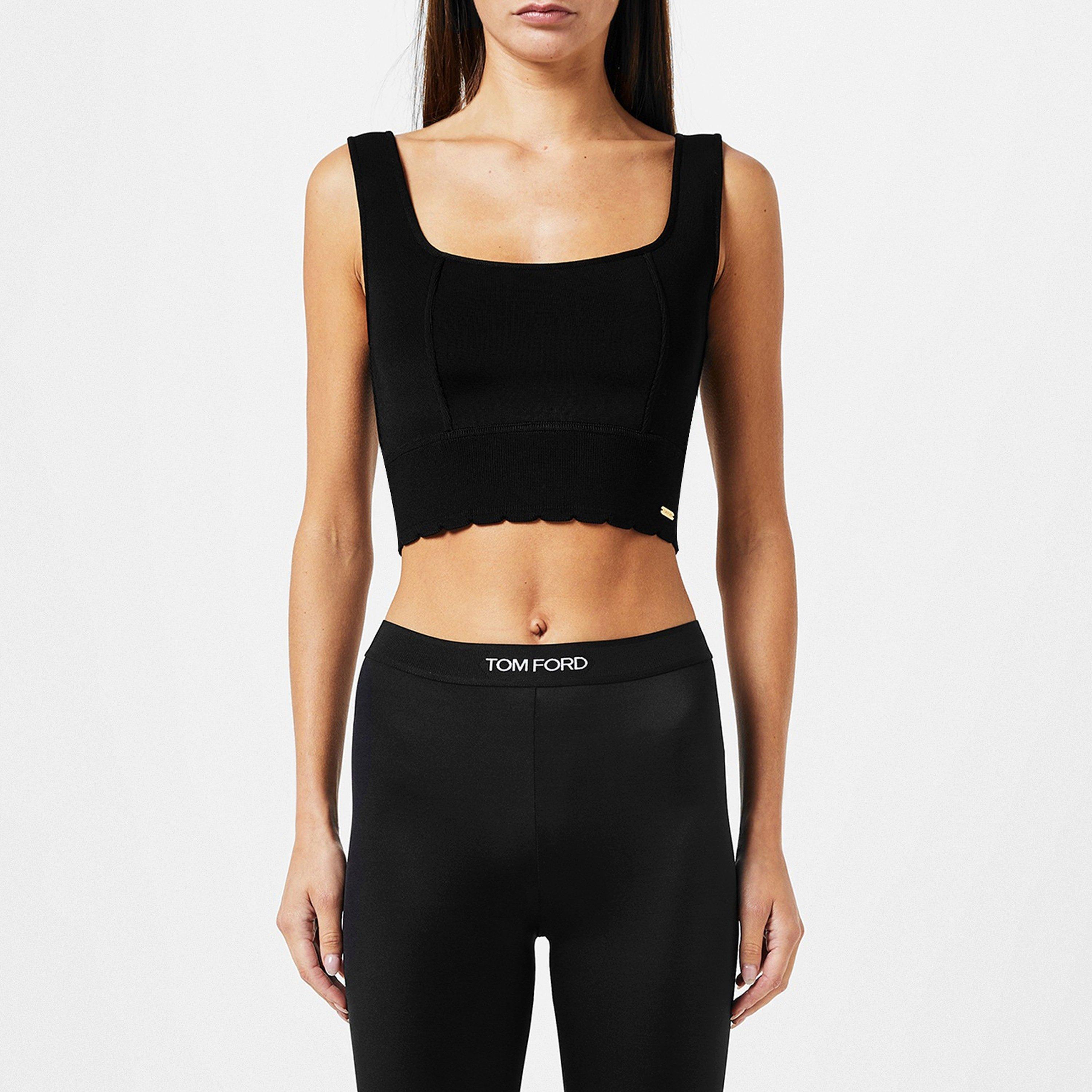 Black - Tom Ford - Crop Bralette - 1