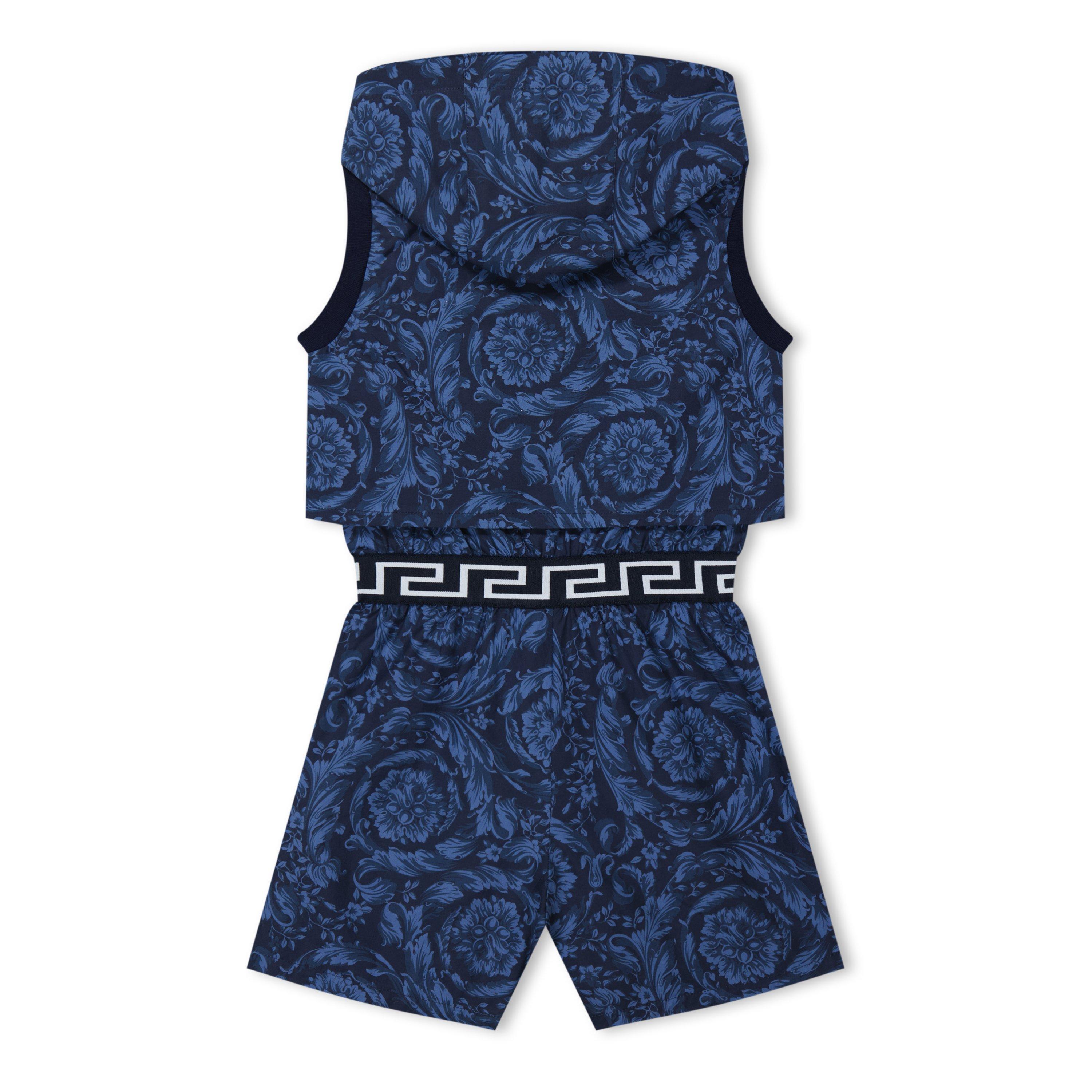 Navy 5U960 - Versace - Barocco Jumpsuit Girls - 2