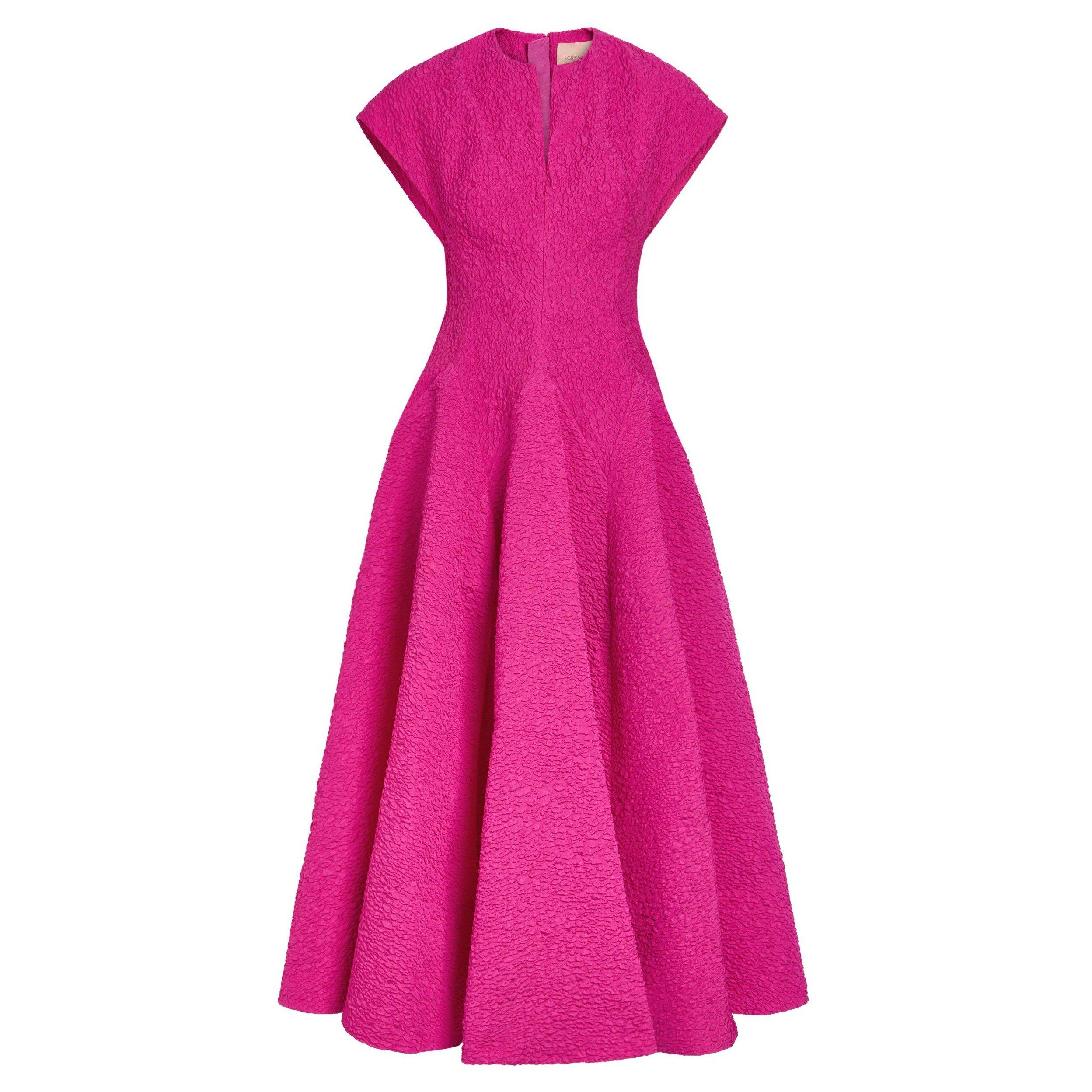 FUCHSIA - Roksanda Ilincic - Women's Rova Cloqué Maxi Dress - 1