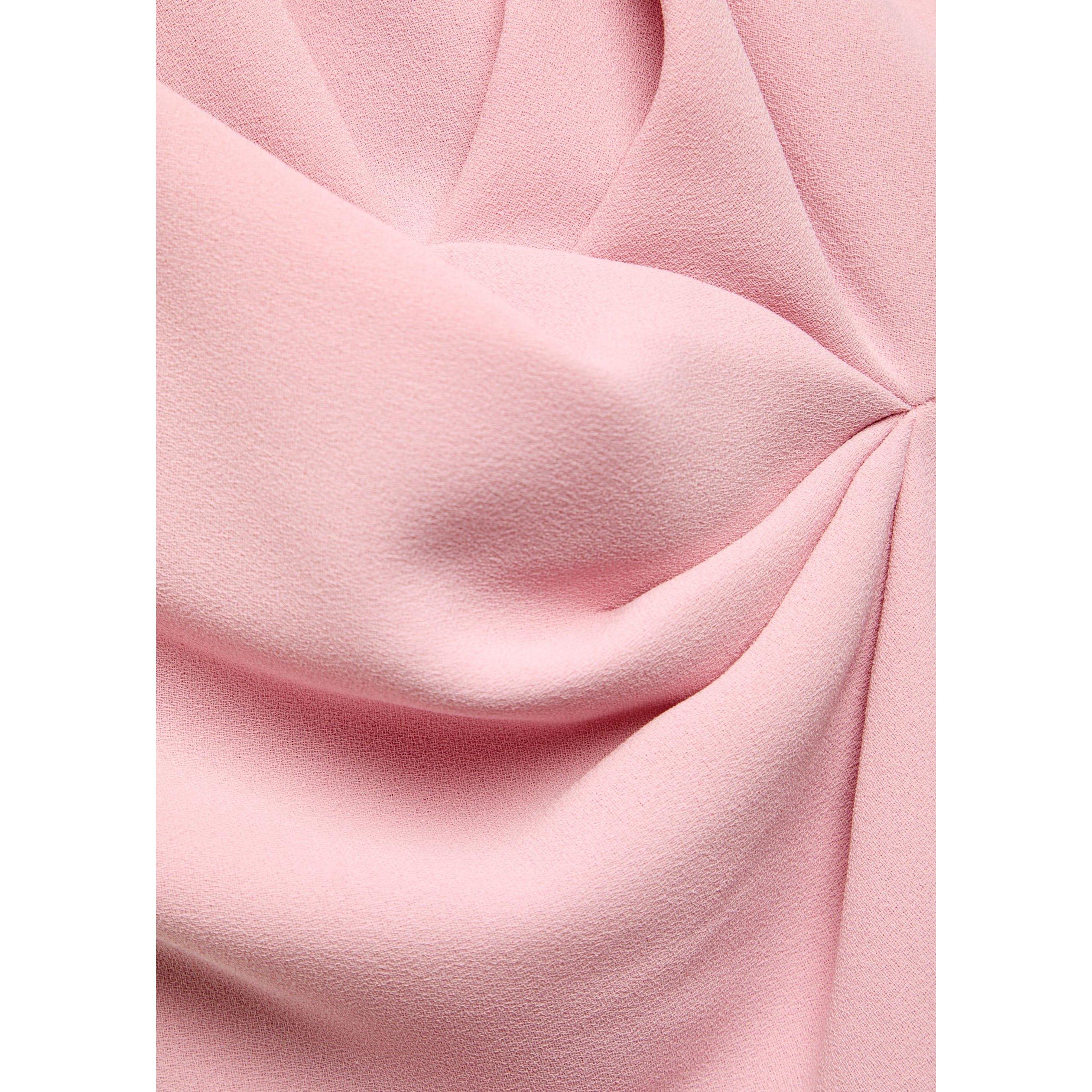 PINK - Roksanda Ilincic - Women's Elva Crepe High-Neck Maxi Dress - 4