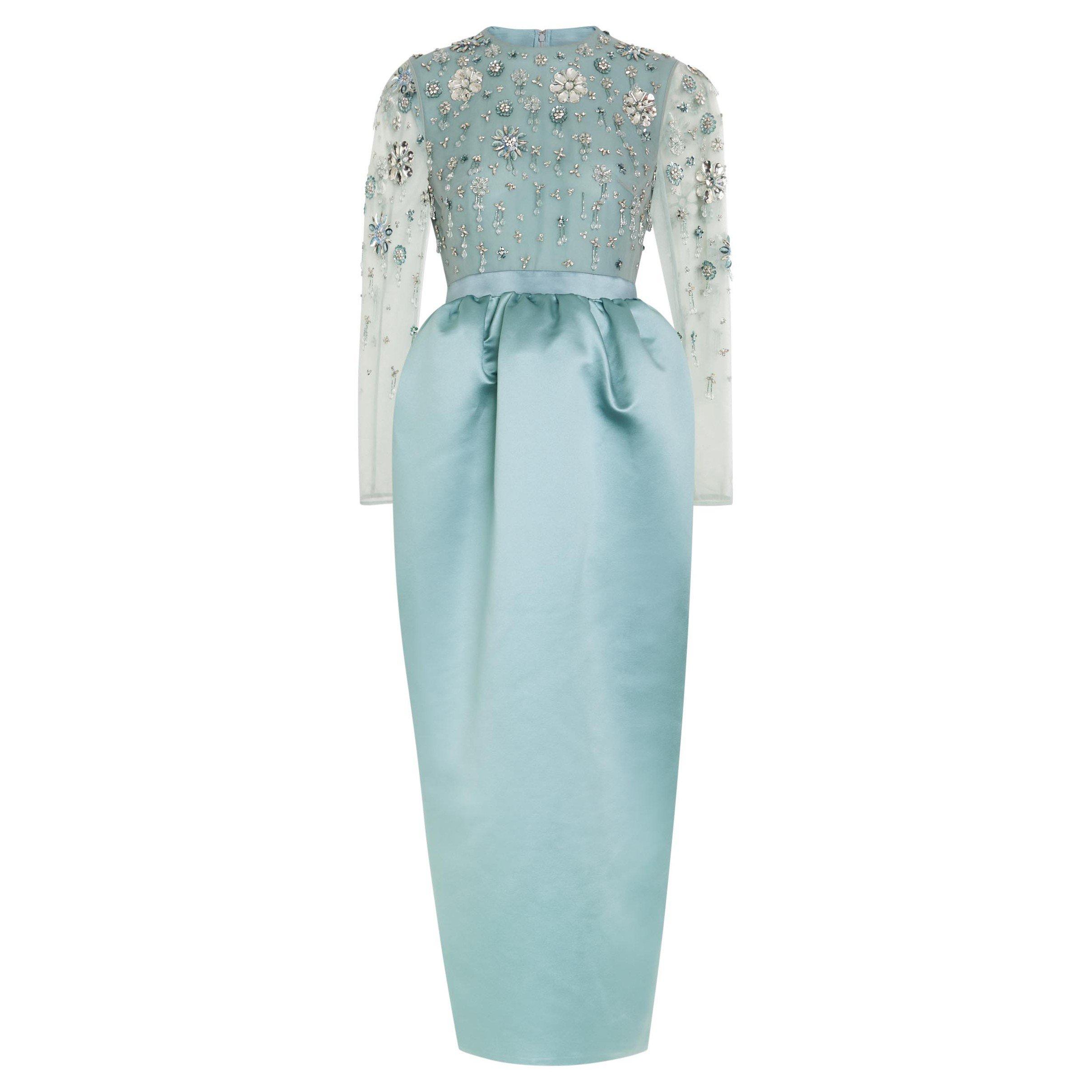 Huishan Zhang Women's Starla Embroidered Maxi Dress