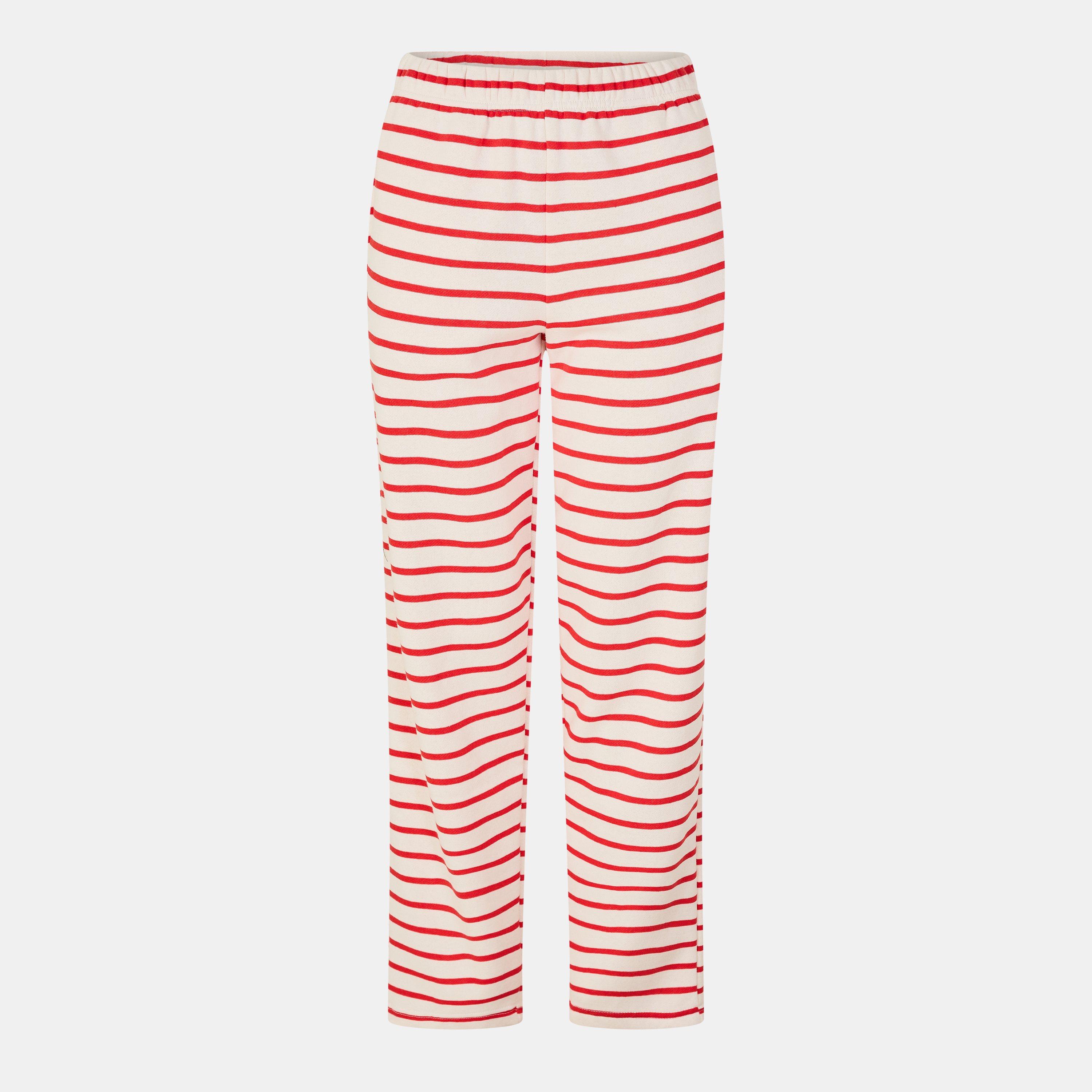 Pieces Women's Heavyweight Closed Hem Fleece Joggers - Poppy Red - 12 (M)