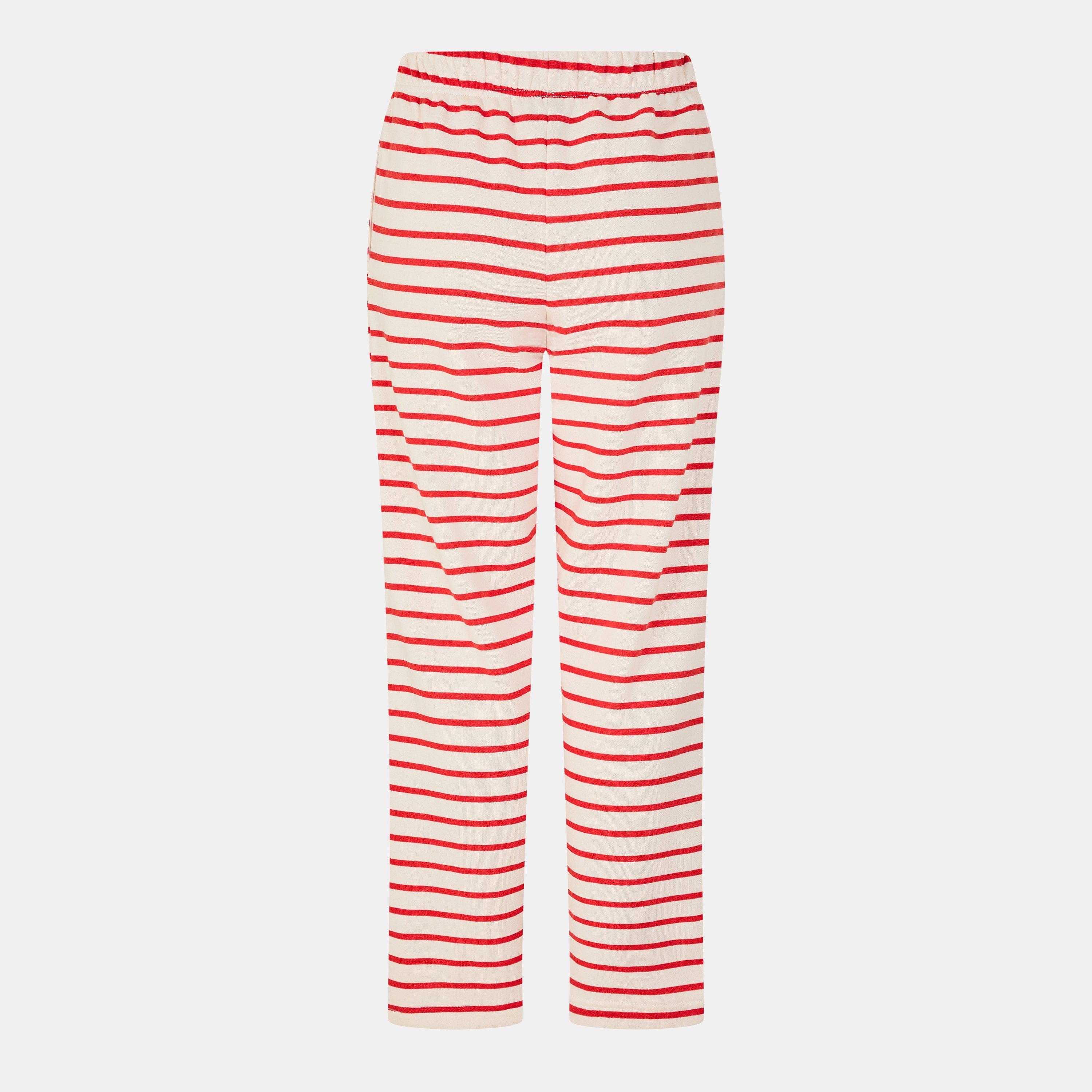 Poppy Red - Pieces - Women's Heavyweight Closed Hem Fleece Joggers - 2